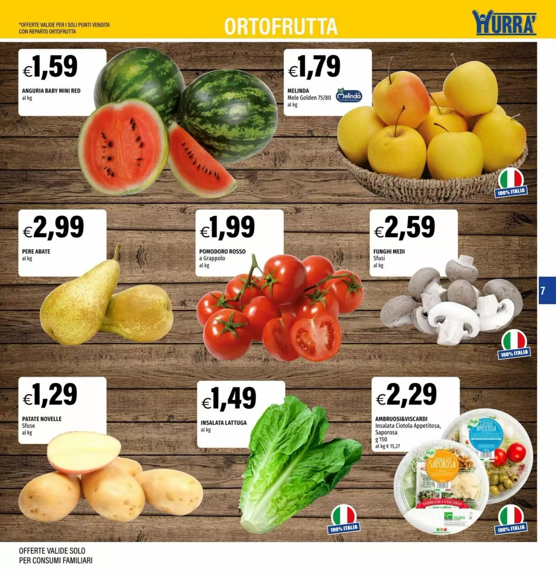 Volantino promozionale Hurrà  valide dal 14/05/2026 - Pagina 7.