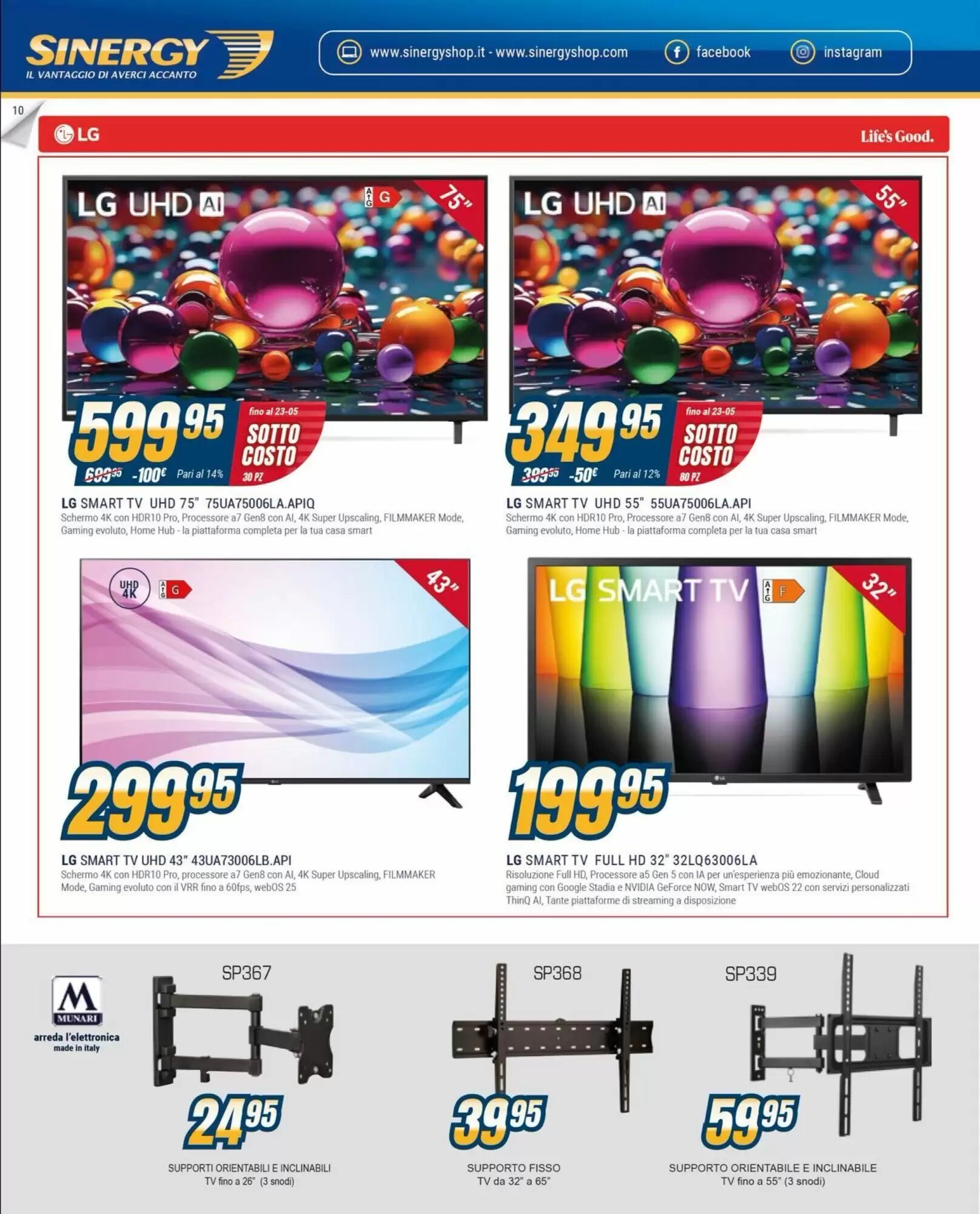 Volantino promozionale Sinergy  valide dal 14/05/2026 - Pagina 10.