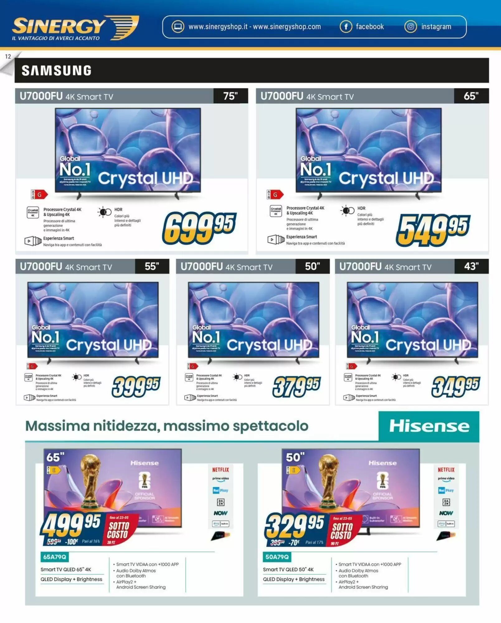 Volantino promozionale Sinergy  valide dal 14/05/2026 - Pagina 12.