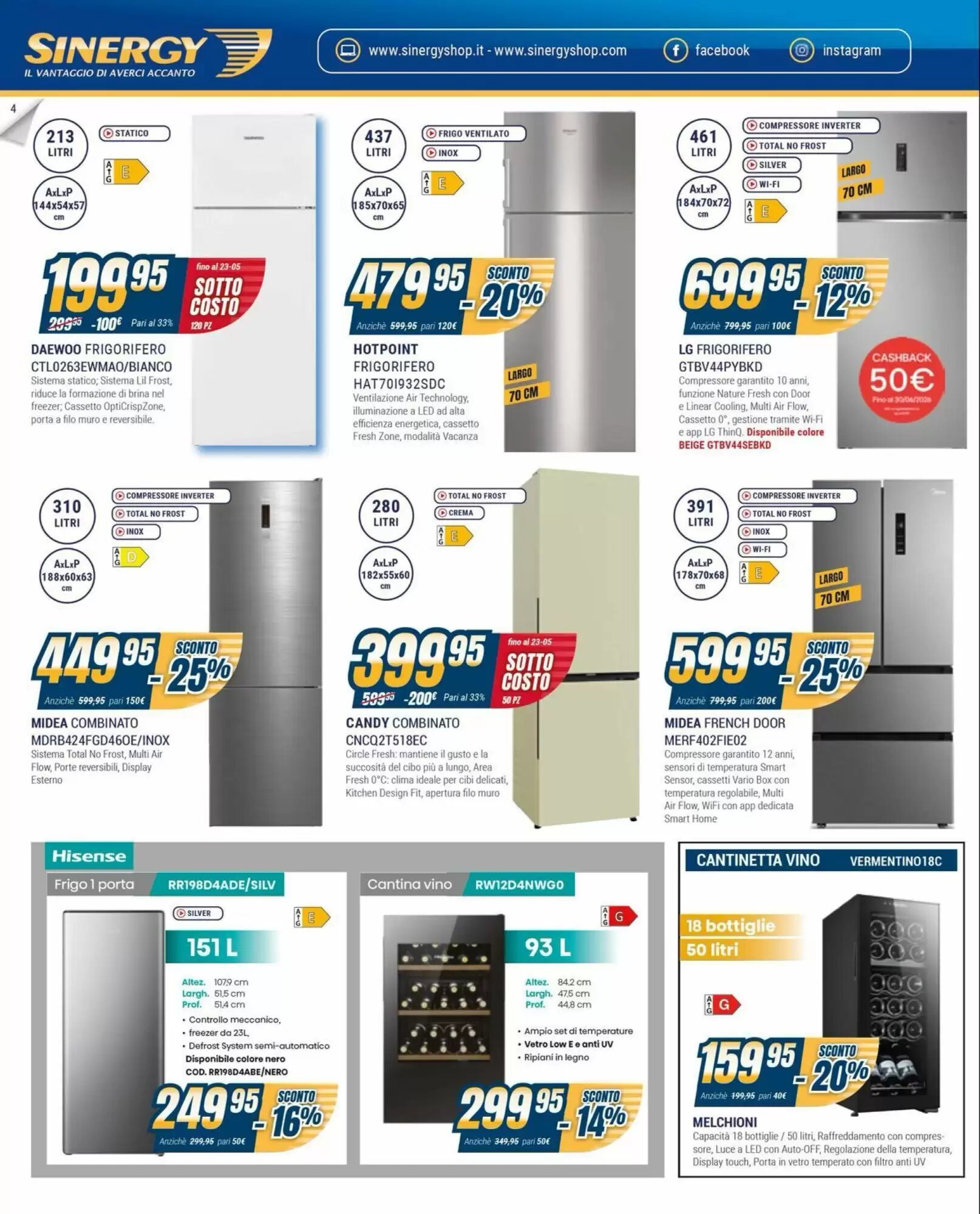 Volantino promozionale Sinergy  valide dal 14/05/2026 - Pagina 4.