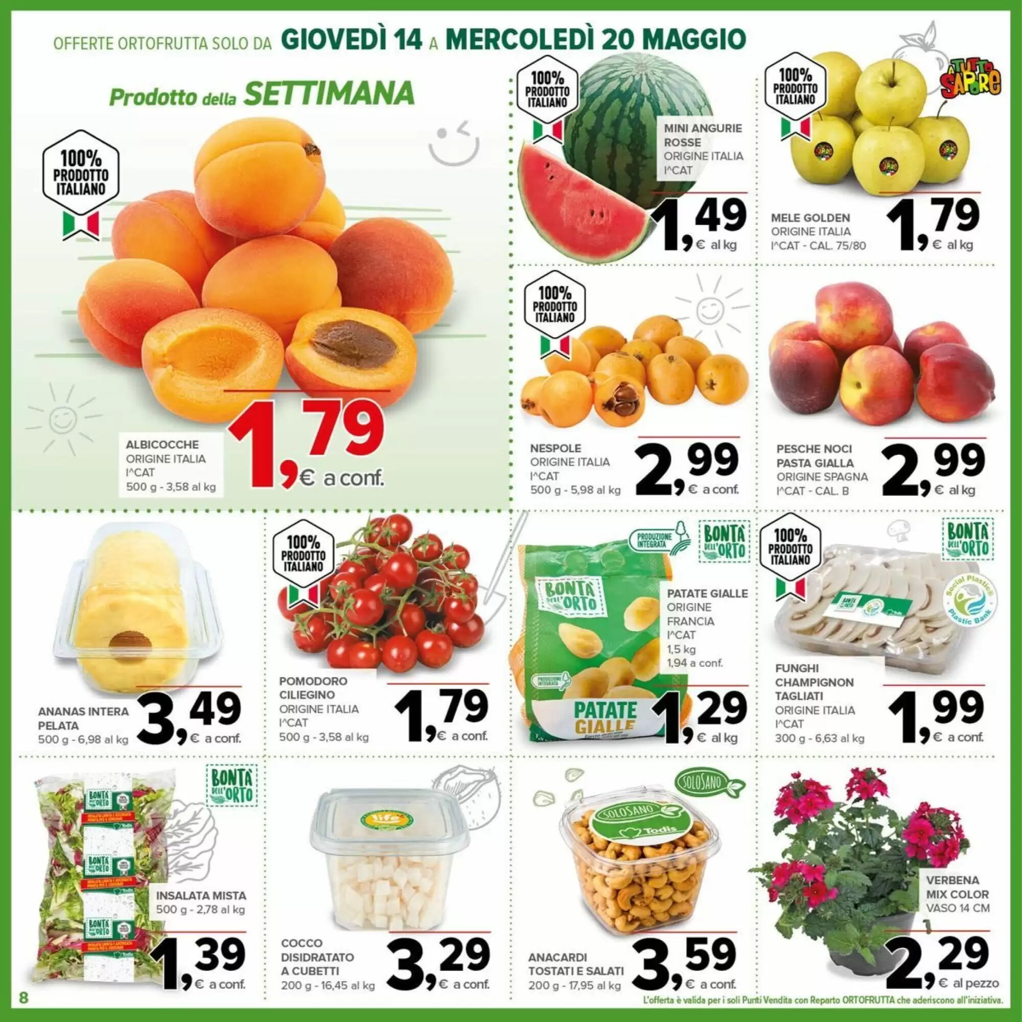 Volantino promozionale Todis  valide dal 14/05/2026 - Pagina 8.