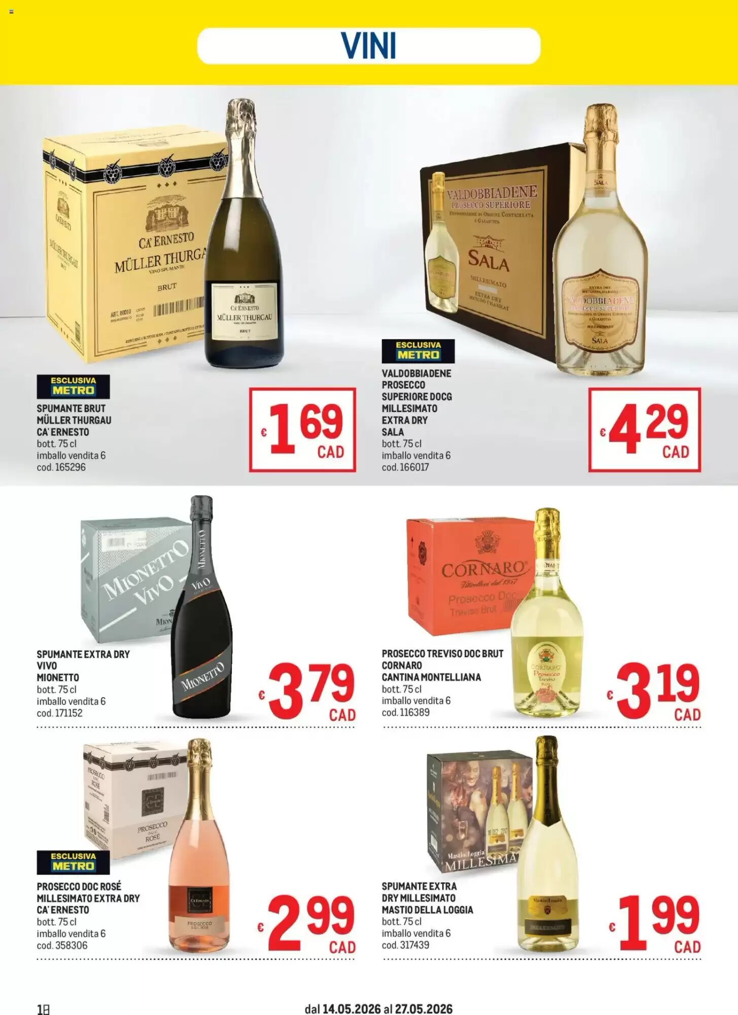 Volantino promozionale Metro  valide dal 14/05/2026 - Pagina 18.