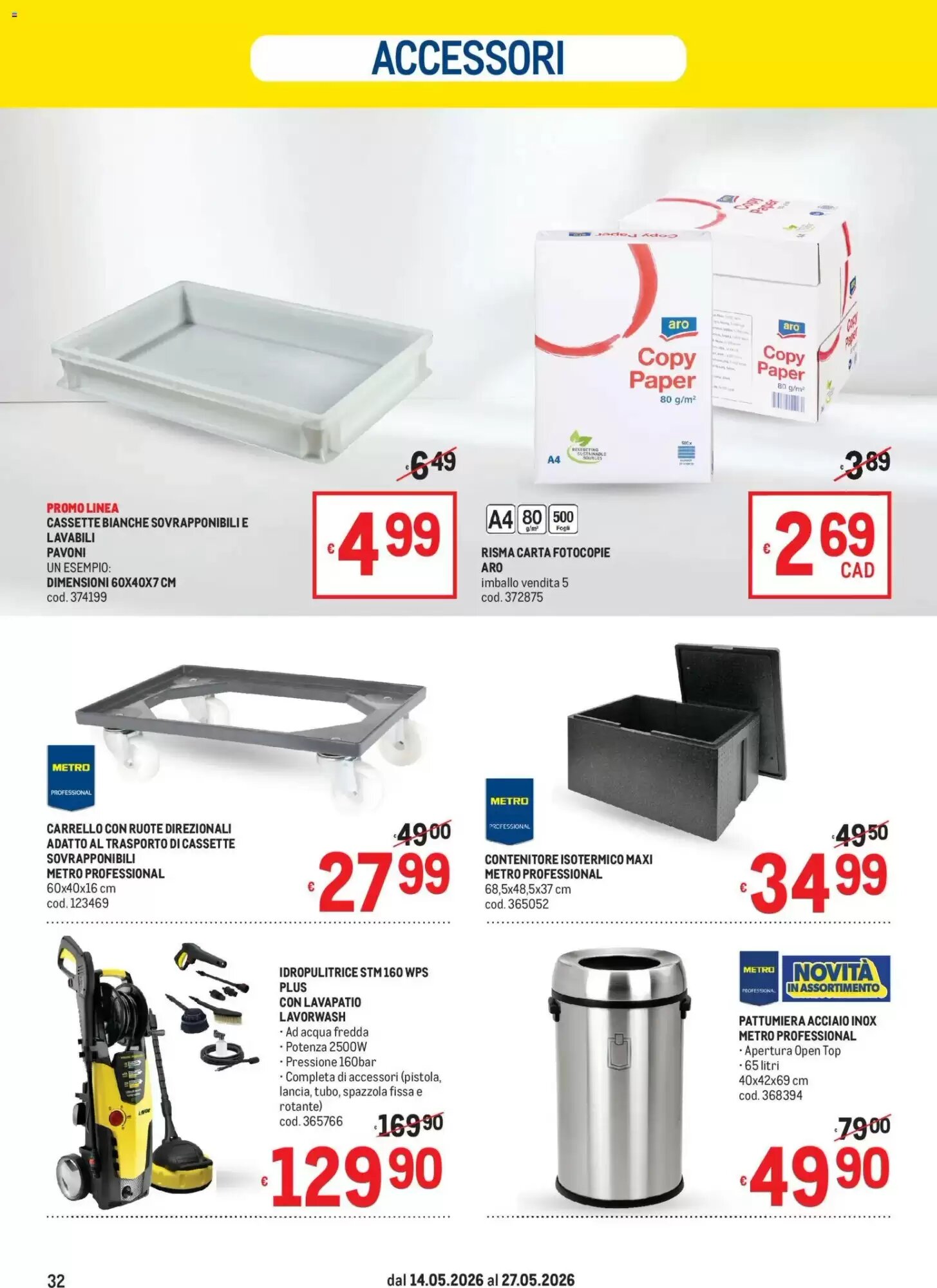 Volantino promozionale Metro  valide dal 14/05/2026 - Pagina 32.
