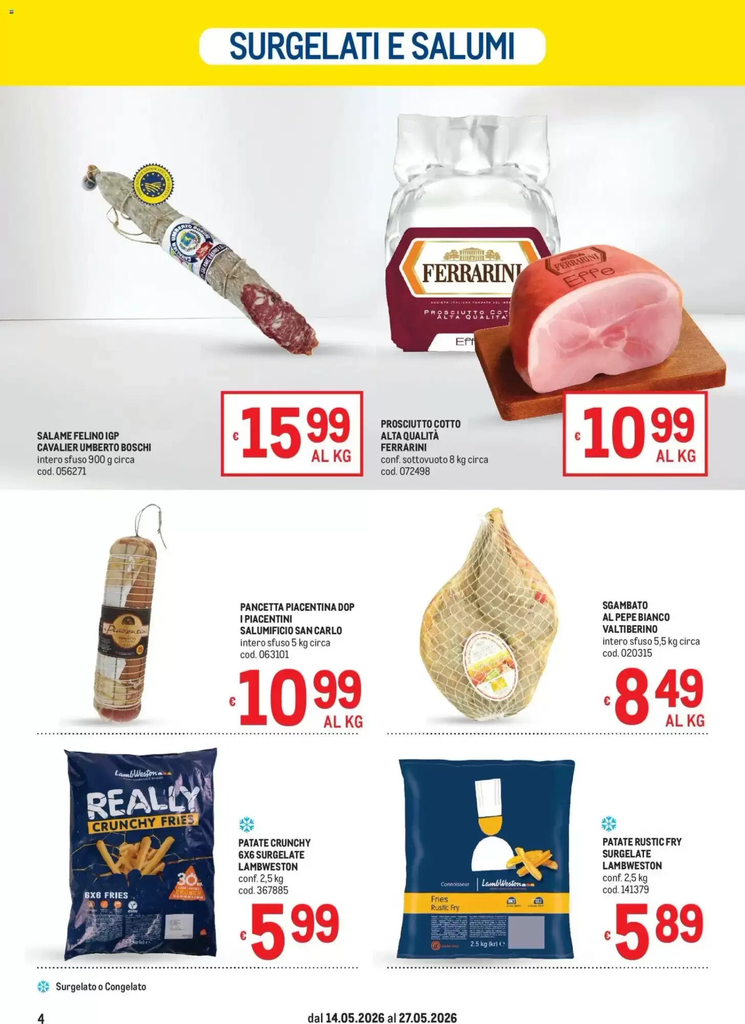 Volantino promozionale Metro  valide dal 14/05/2026 - Pagina 4.