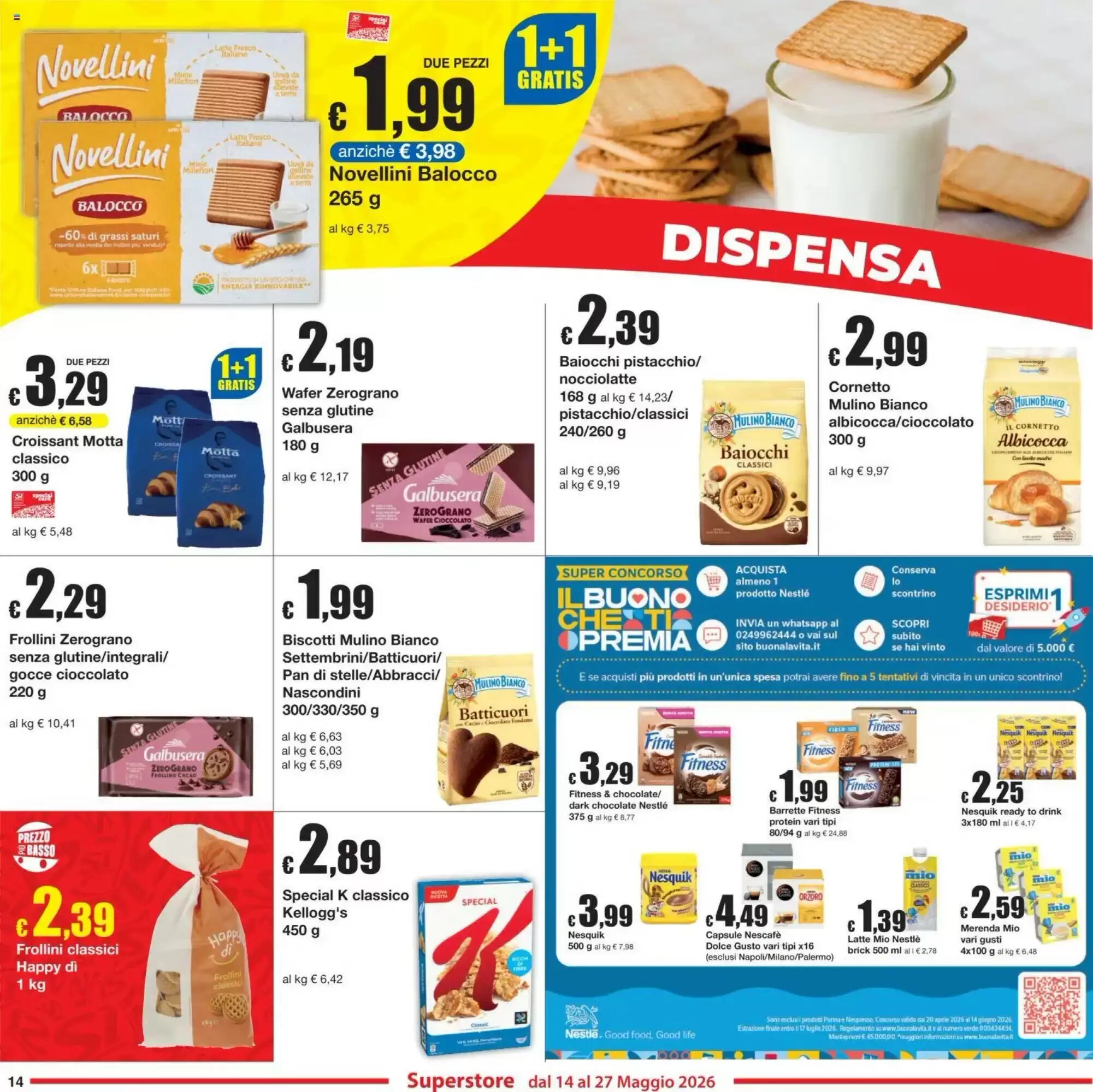 Volantino promozionale Sì con te  valide dal 14/05/2026 - Pagina 14.