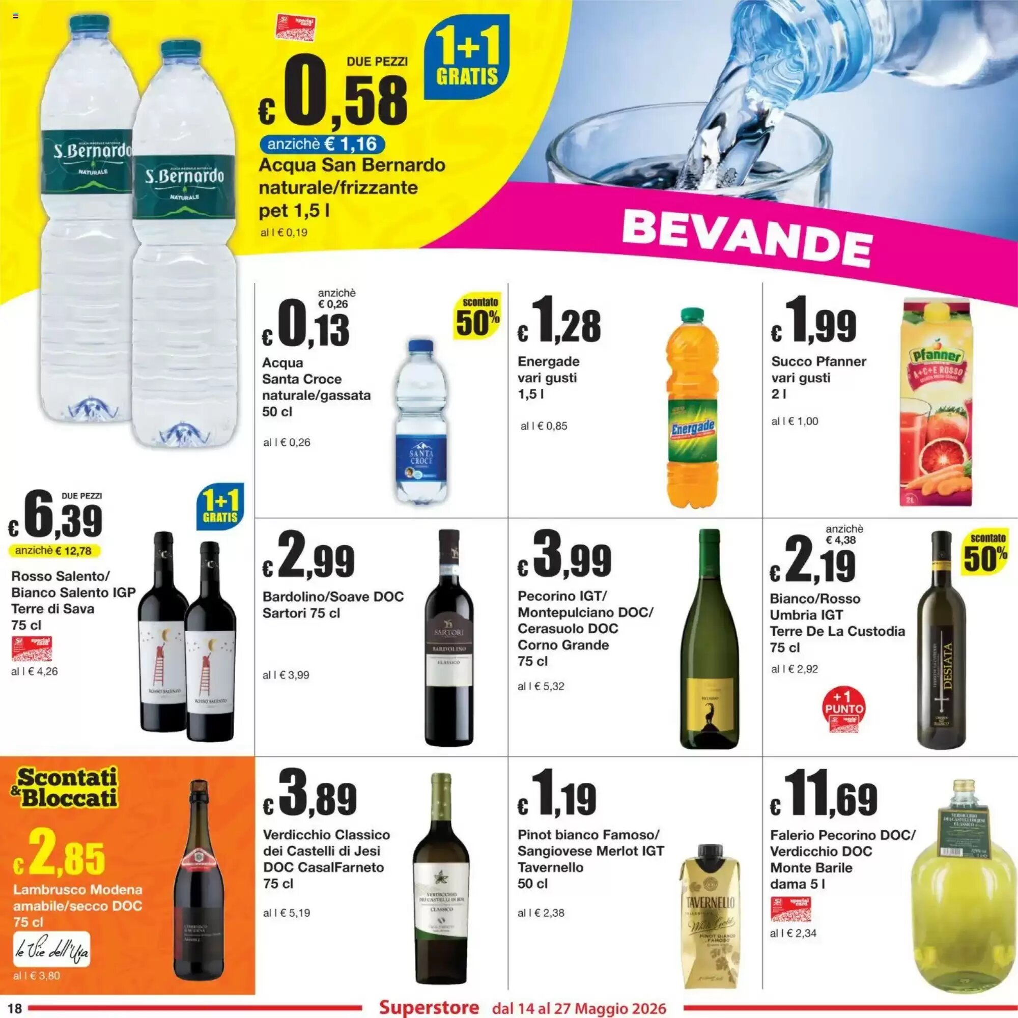 Volantino promozionale Sì con te  valide dal 14/05/2026 - Pagina 18.