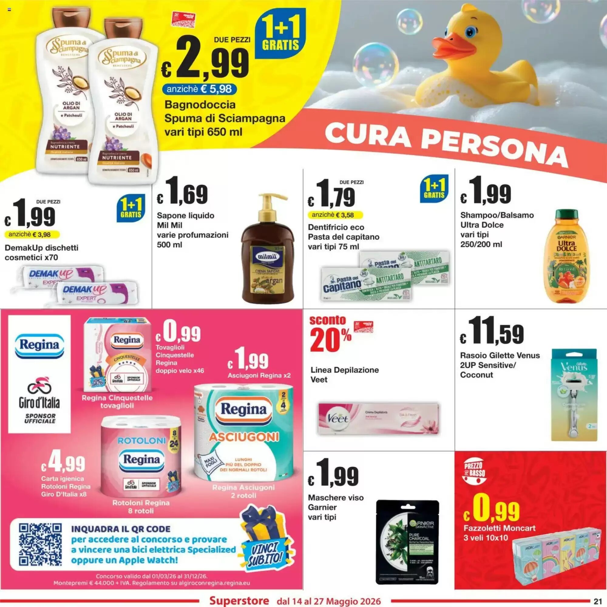 Volantino promozionale Sì con te  valide dal 14/05/2026 - Pagina 21.