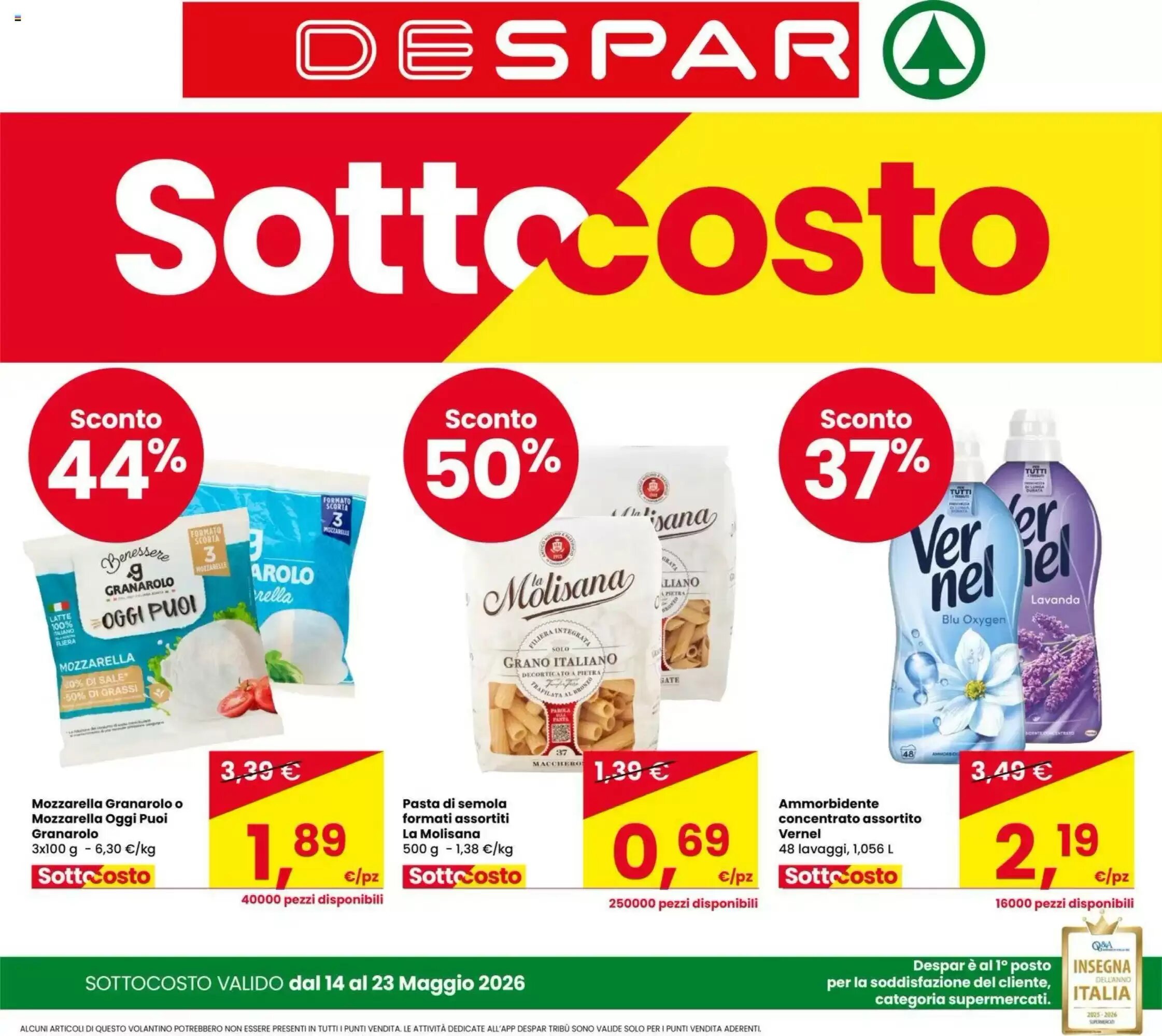 Volantino promozionale Despar  valide dal 14/05/2026 - Pagina 1.