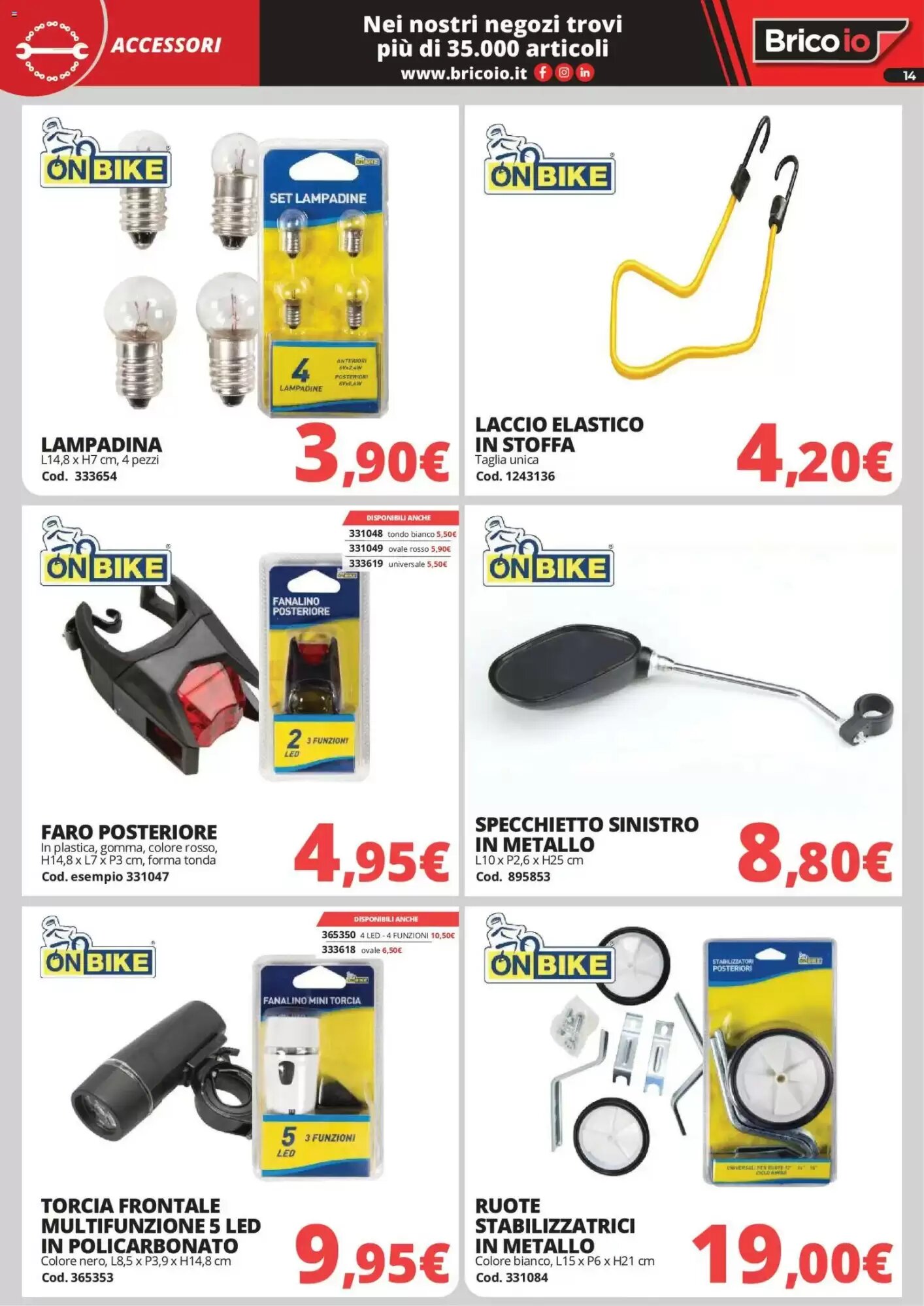 Volantino promozionale Brico Io  valide dal 14/05/2026 - Pagina 14.