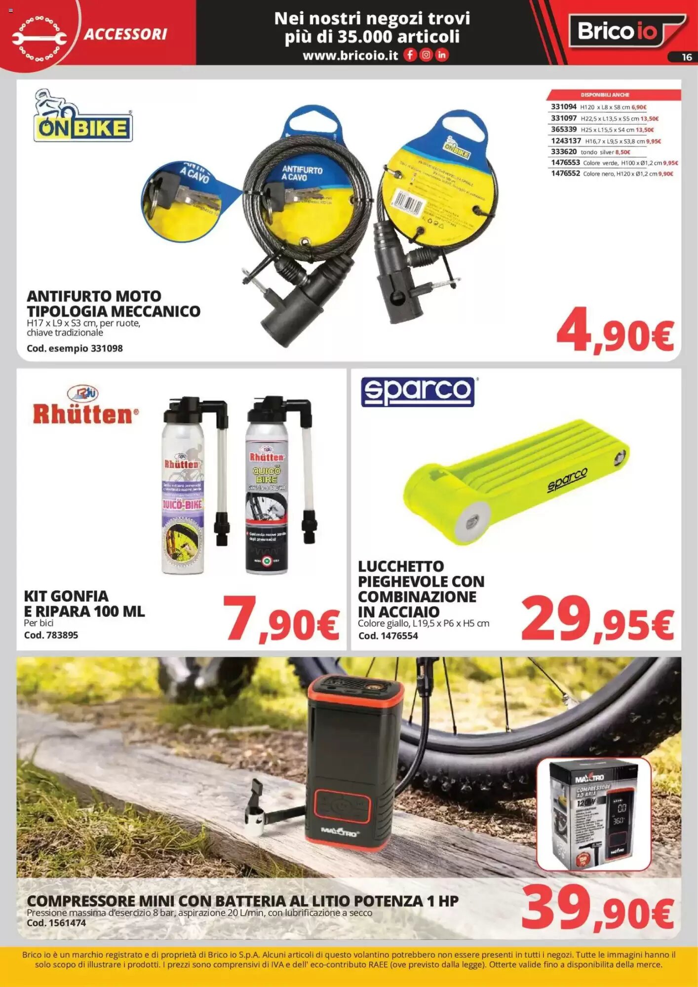 Volantino promozionale Brico Io  valide dal 14/05/2026 - Pagina 16.