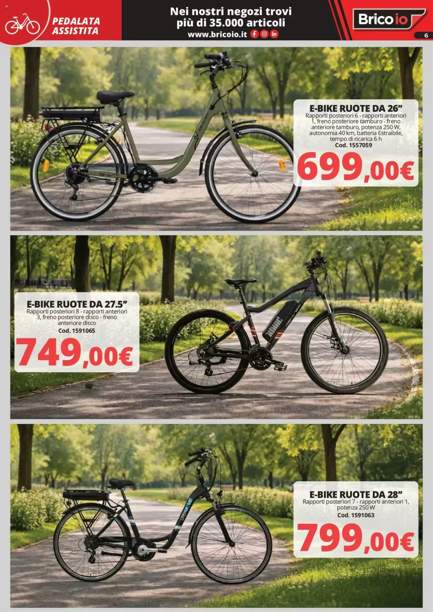 Volantino promozionale Brico Io  valide dal 14/05/2026 - Pagina 6.