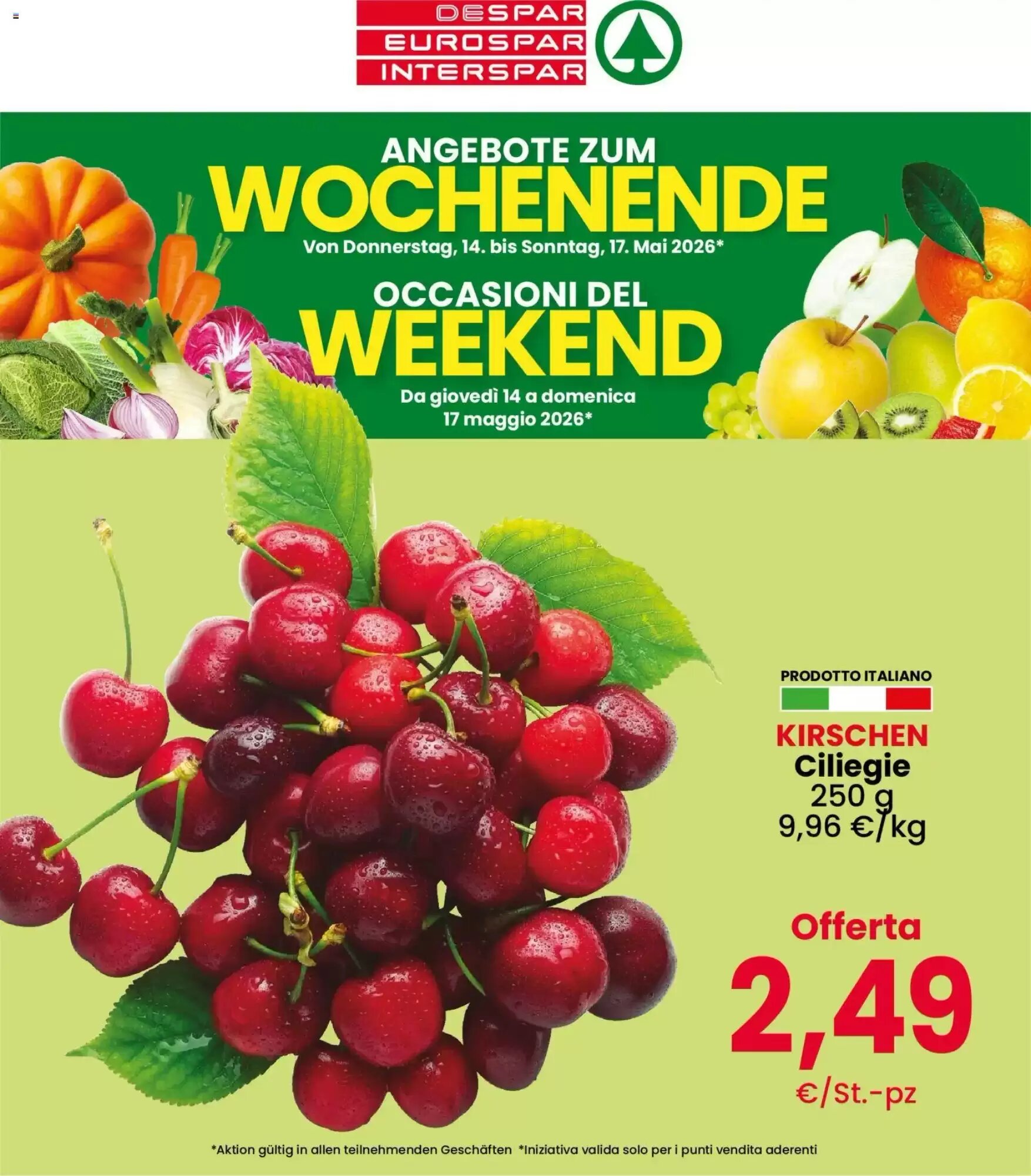 Volantino promozionale Interspar  valide dal 14/05/2026 - Pagina 1.