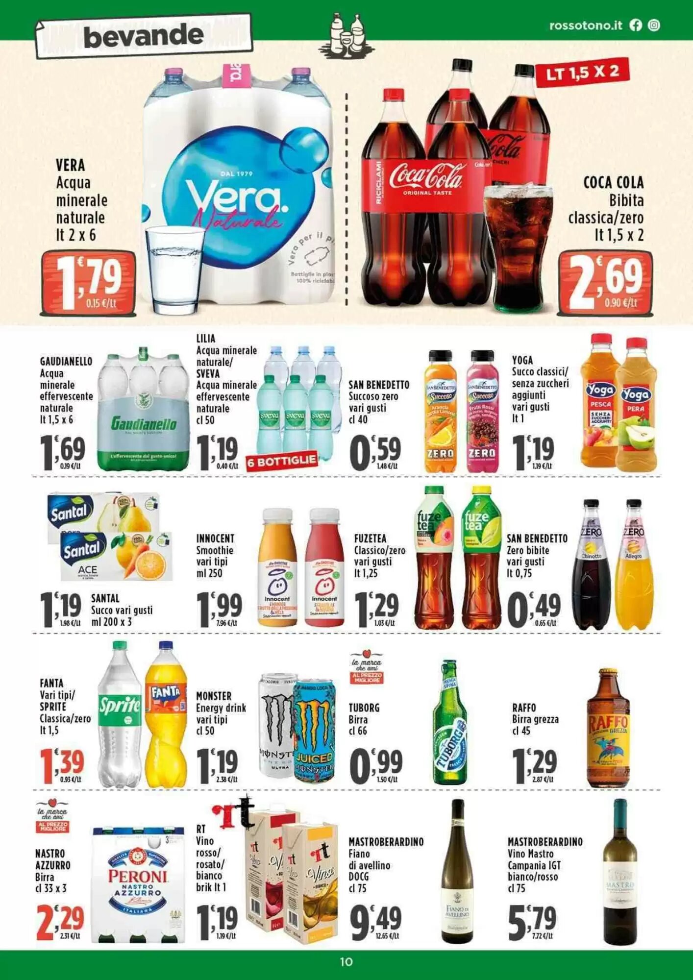 Volantino promozionale Rossotono  valide dal 14/05/2026 - Pagina 10.