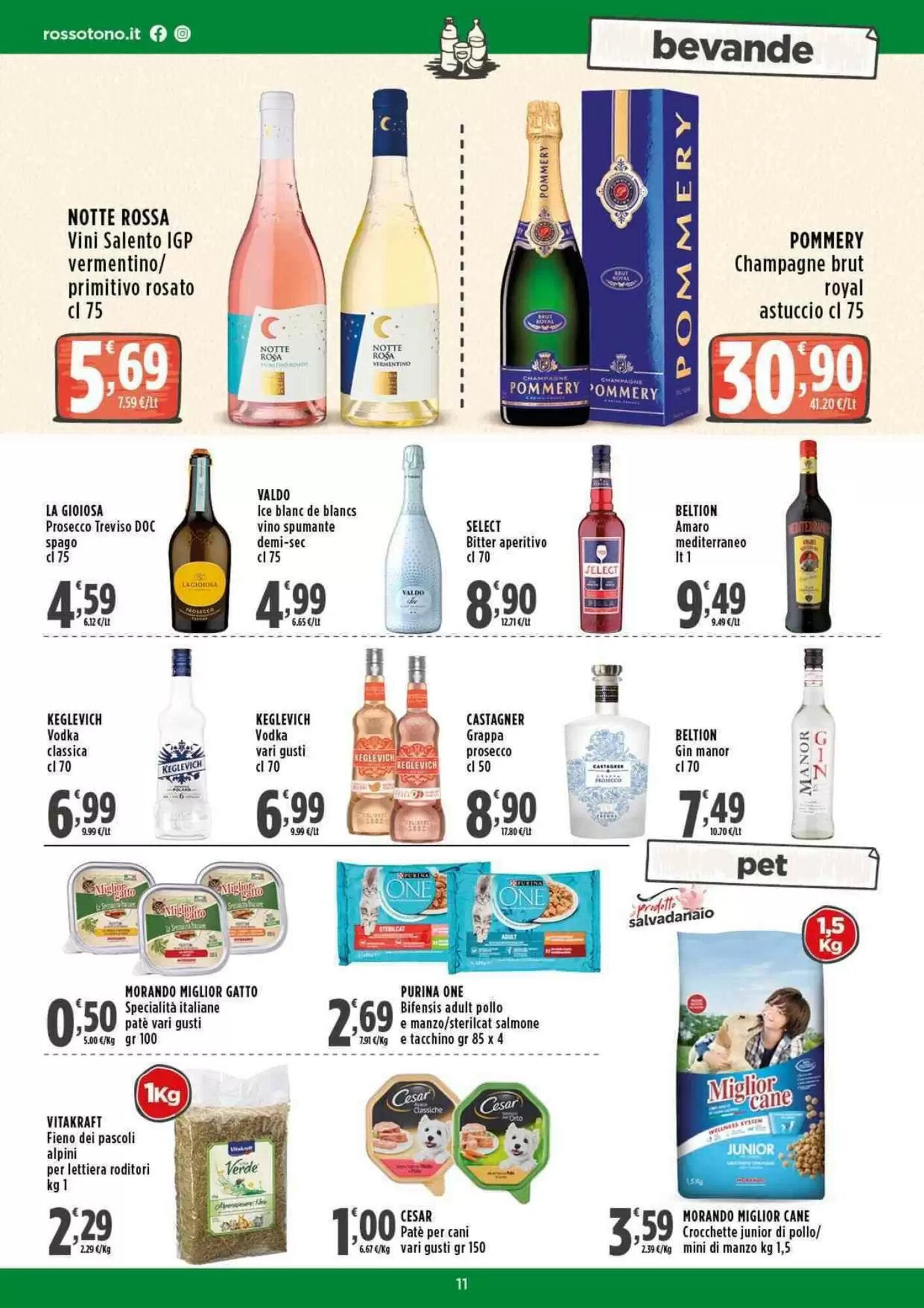 Volantino promozionale Rossotono  valide dal 14/05/2026 - Pagina 11.