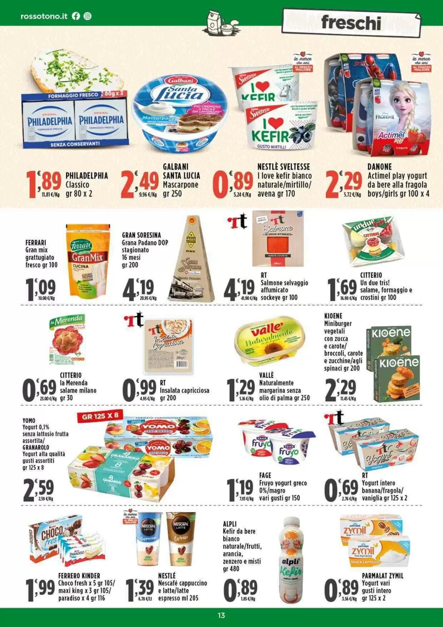 Volantino promozionale Rossotono  valide dal 14/05/2026 - Pagina 13.
