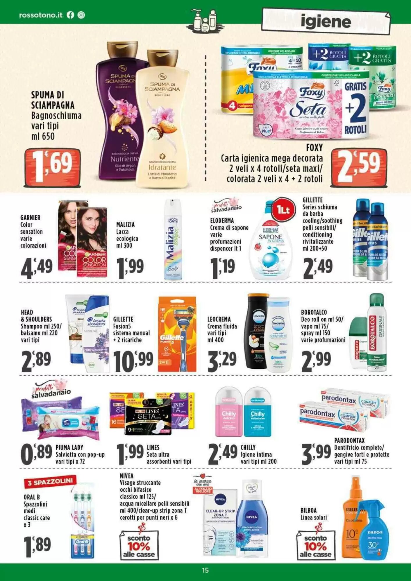 Volantino promozionale Rossotono  valide dal 14/05/2026 - Pagina 15.