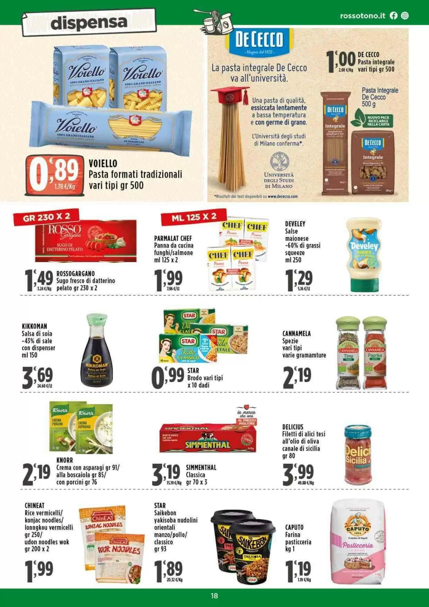 Volantino promozionale Rossotono  valide dal 14/05/2026 - Pagina 18.