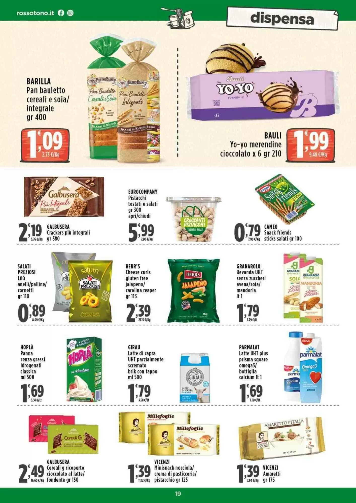 Volantino promozionale Rossotono  valide dal 14/05/2026 - Pagina 19.