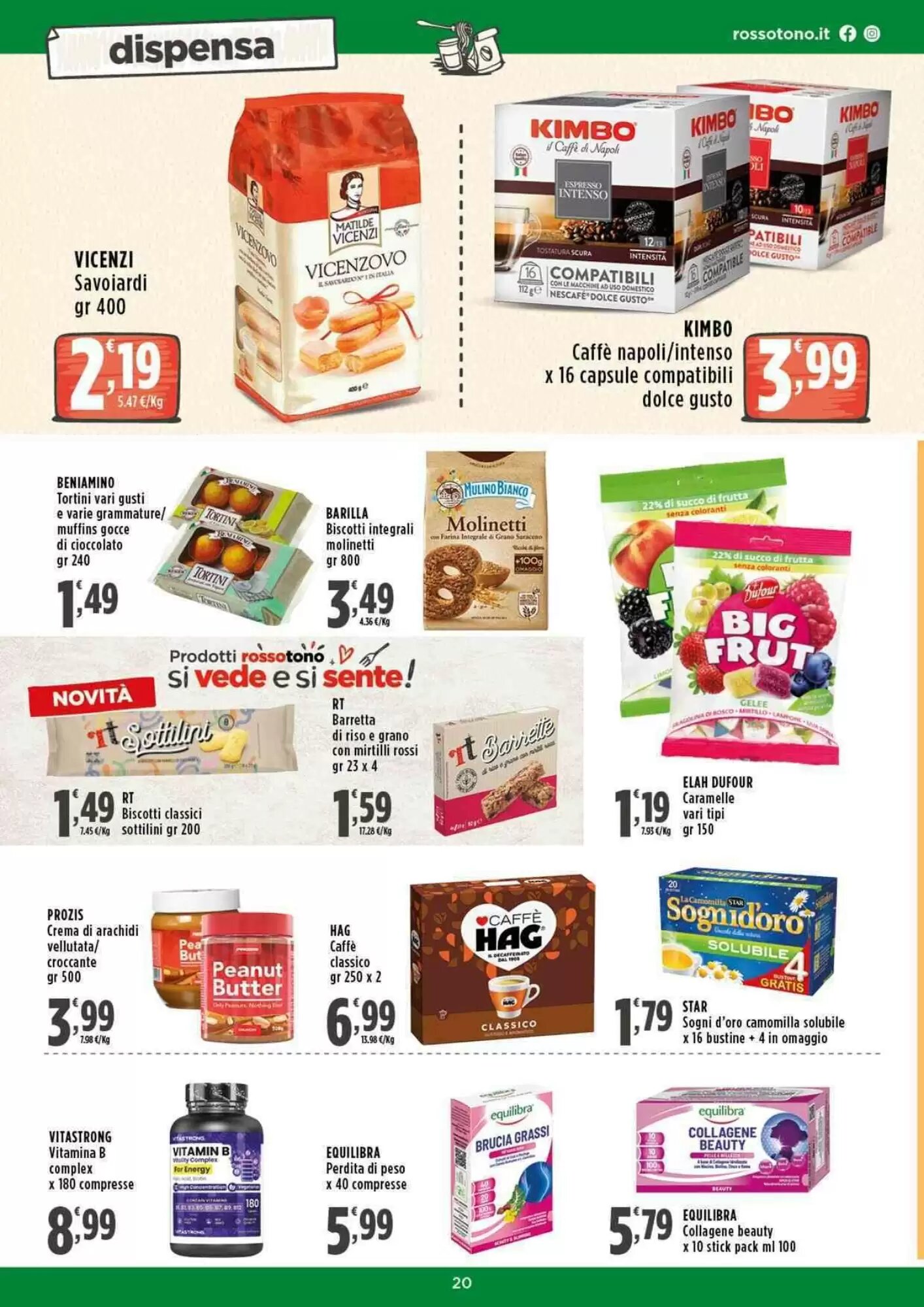 Volantino promozionale Rossotono  valide dal 14/05/2026 - Pagina 20.
