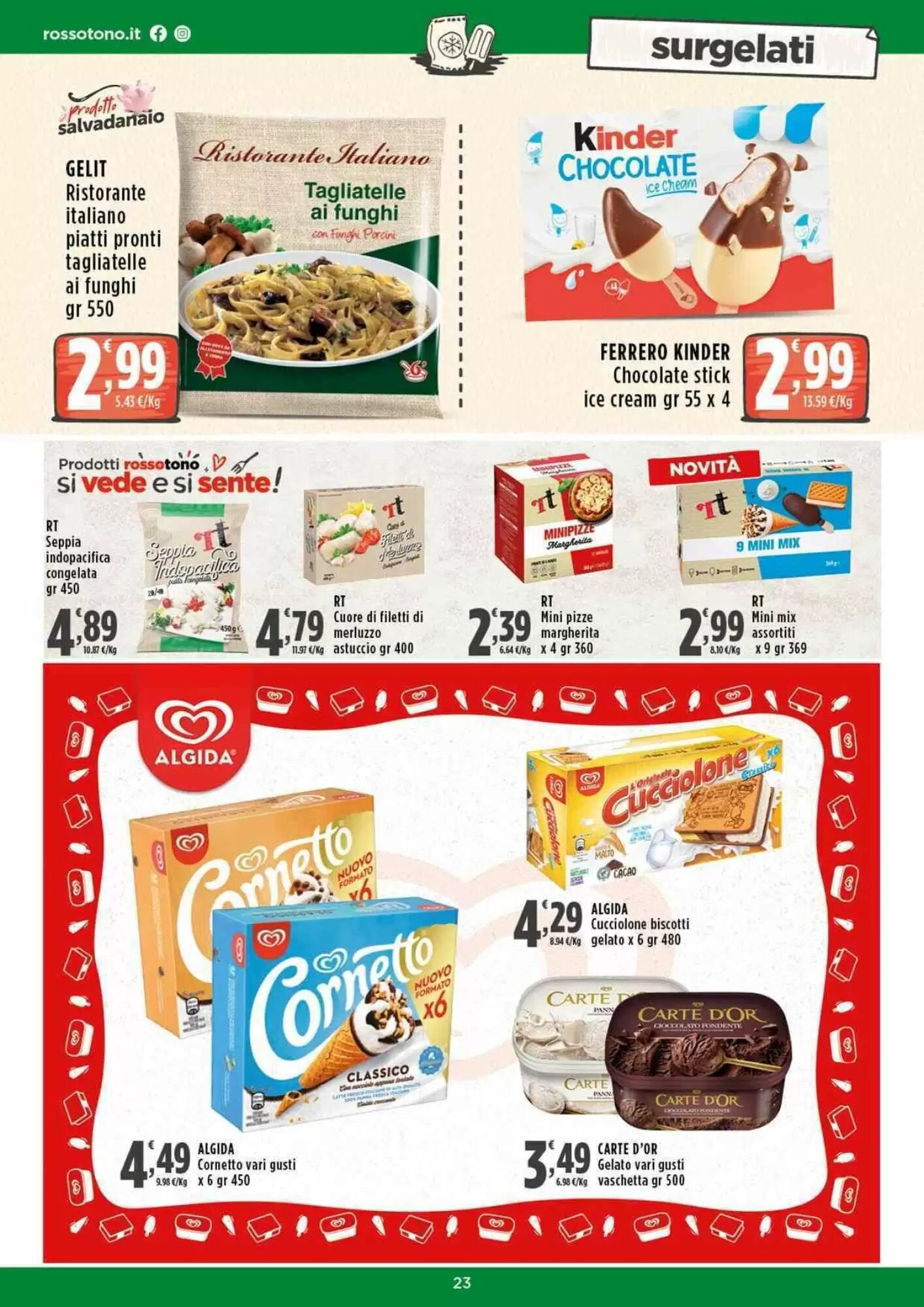 Volantino promozionale Rossotono  valide dal 14/05/2026 - Pagina 23.