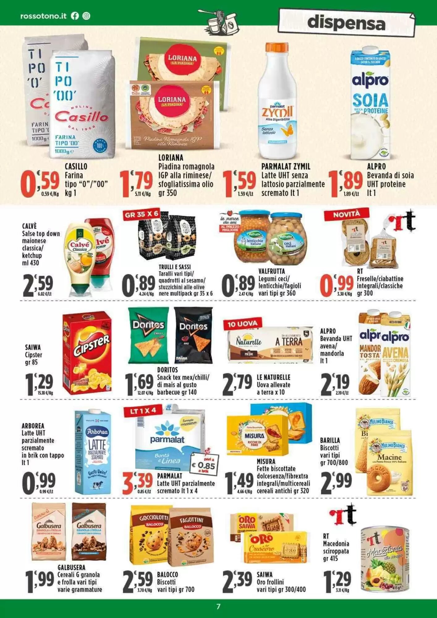 Volantino promozionale Rossotono  valide dal 14/05/2026 - Pagina 7.