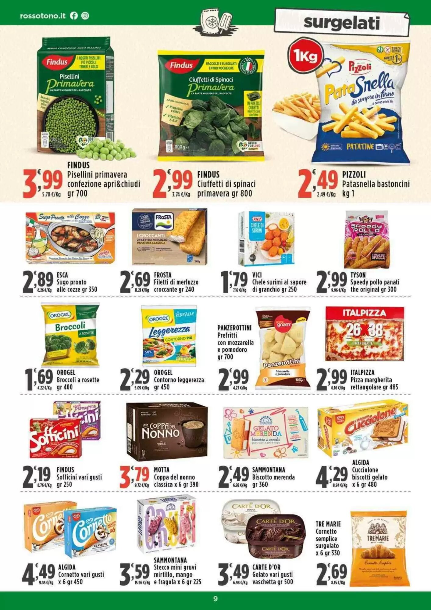 Volantino promozionale Rossotono  valide dal 14/05/2026 - Pagina 9.