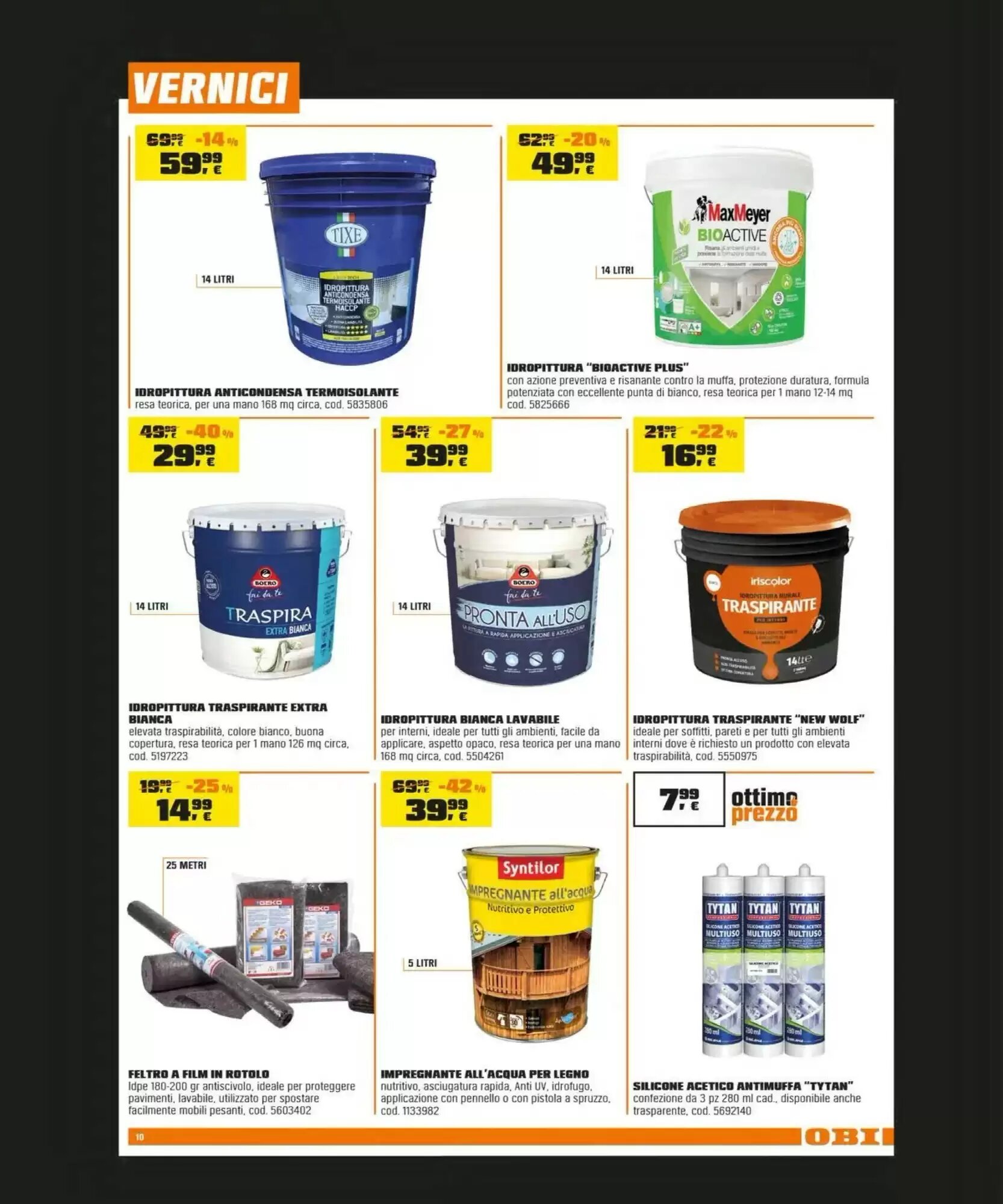 Volantino promozionale OBI  valide dal 14/05/2026 - Pagina 10.