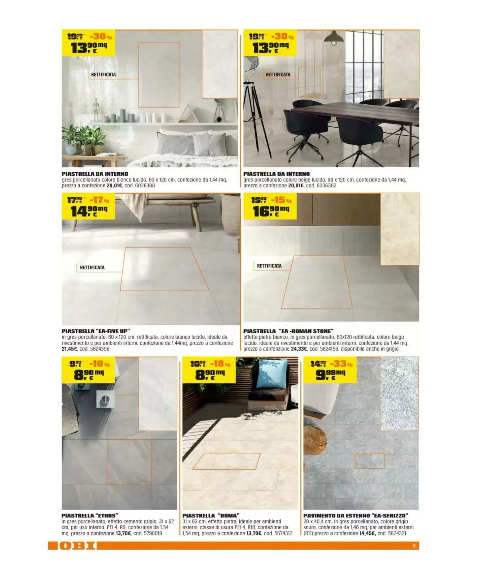 Volantino promozionale OBI  valide dal 14/05/2026 - Pagina 9.