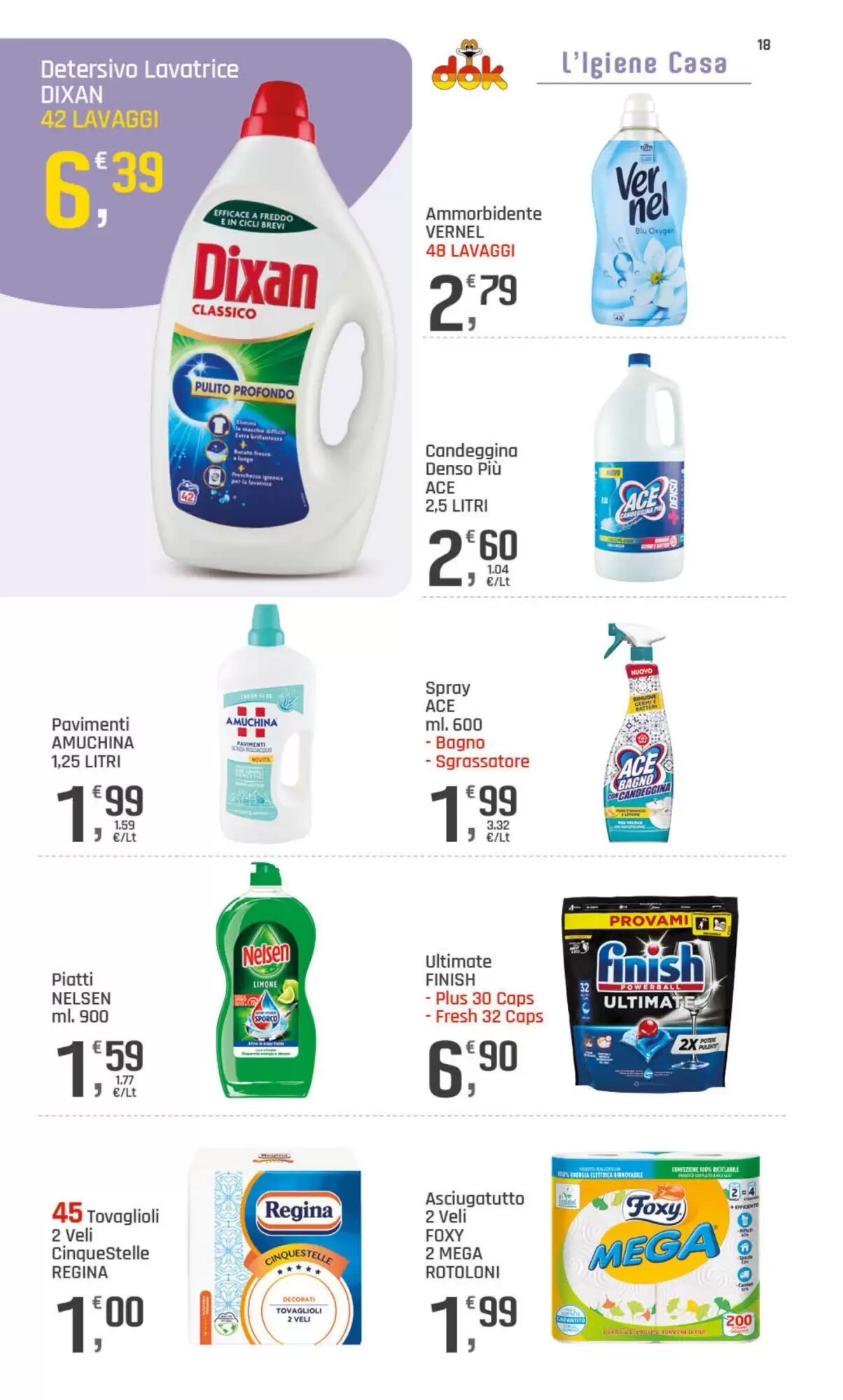 Volantino promozionale Supermercati Dok  valide dal 15/05/2026 - Pagina 18.