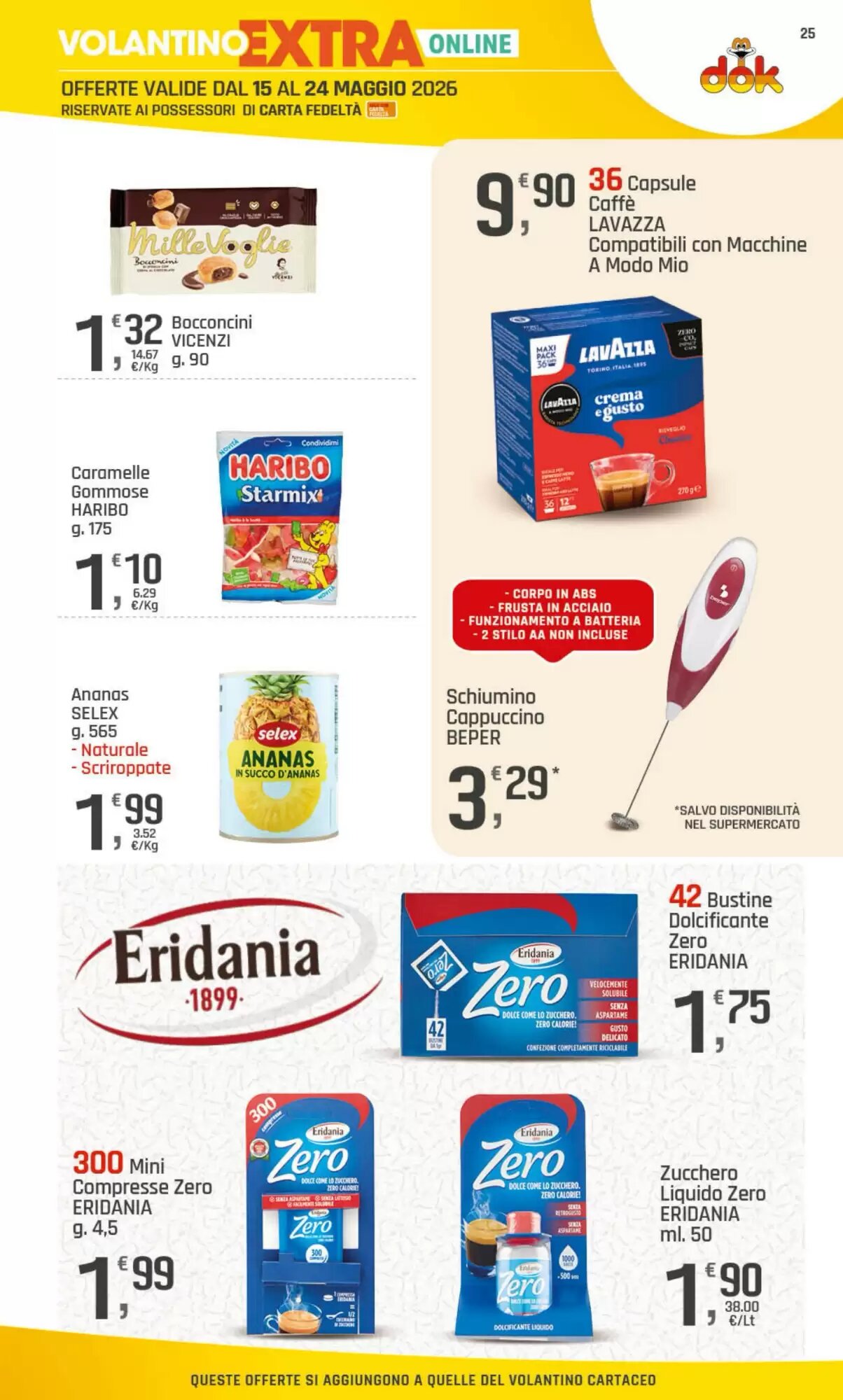 Volantino promozionale Supermercati Dok  valide dal 15/05/2026 - Pagina 25.