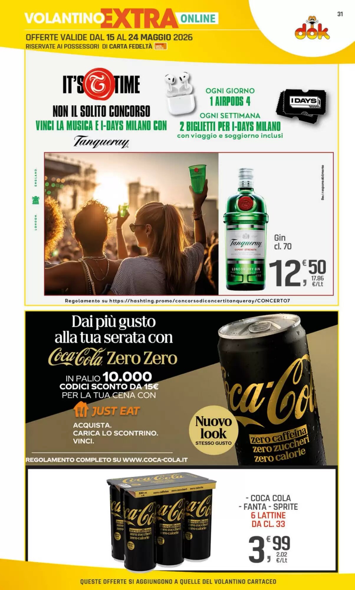 Volantino promozionale Supermercati Dok  valide dal 15/05/2026 - Pagina 31.