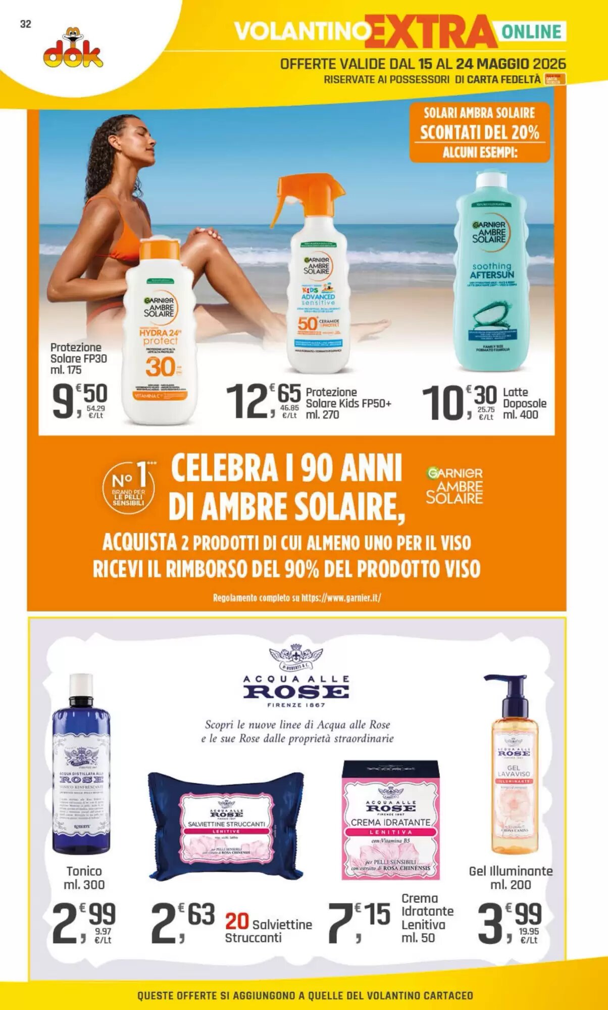Volantino promozionale Supermercati Dok  valide dal 15/05/2026 - Pagina 32.