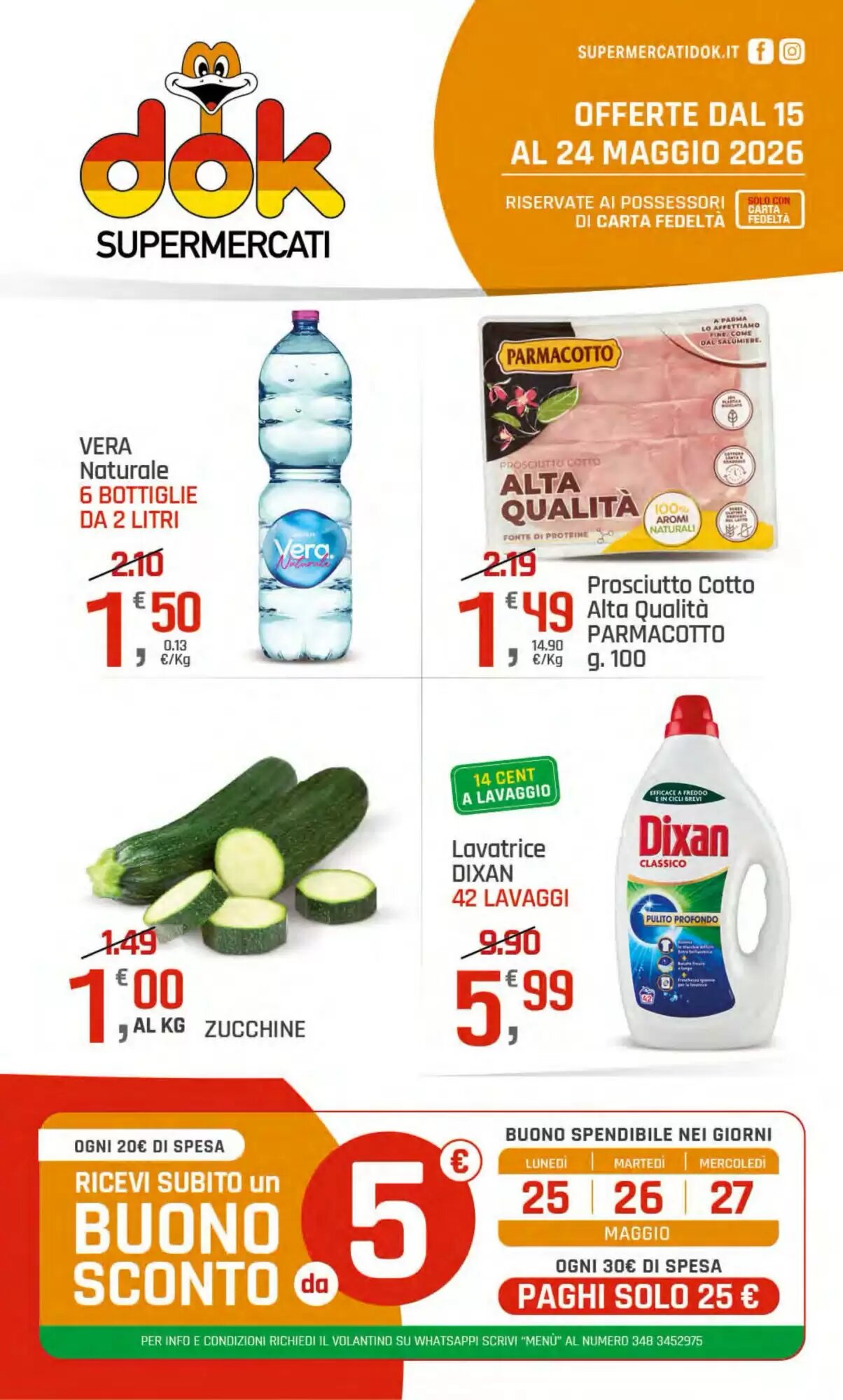 Volantino promozionale Supermercati Dok  valide dal 15/05/2026 - Pagina 1.
