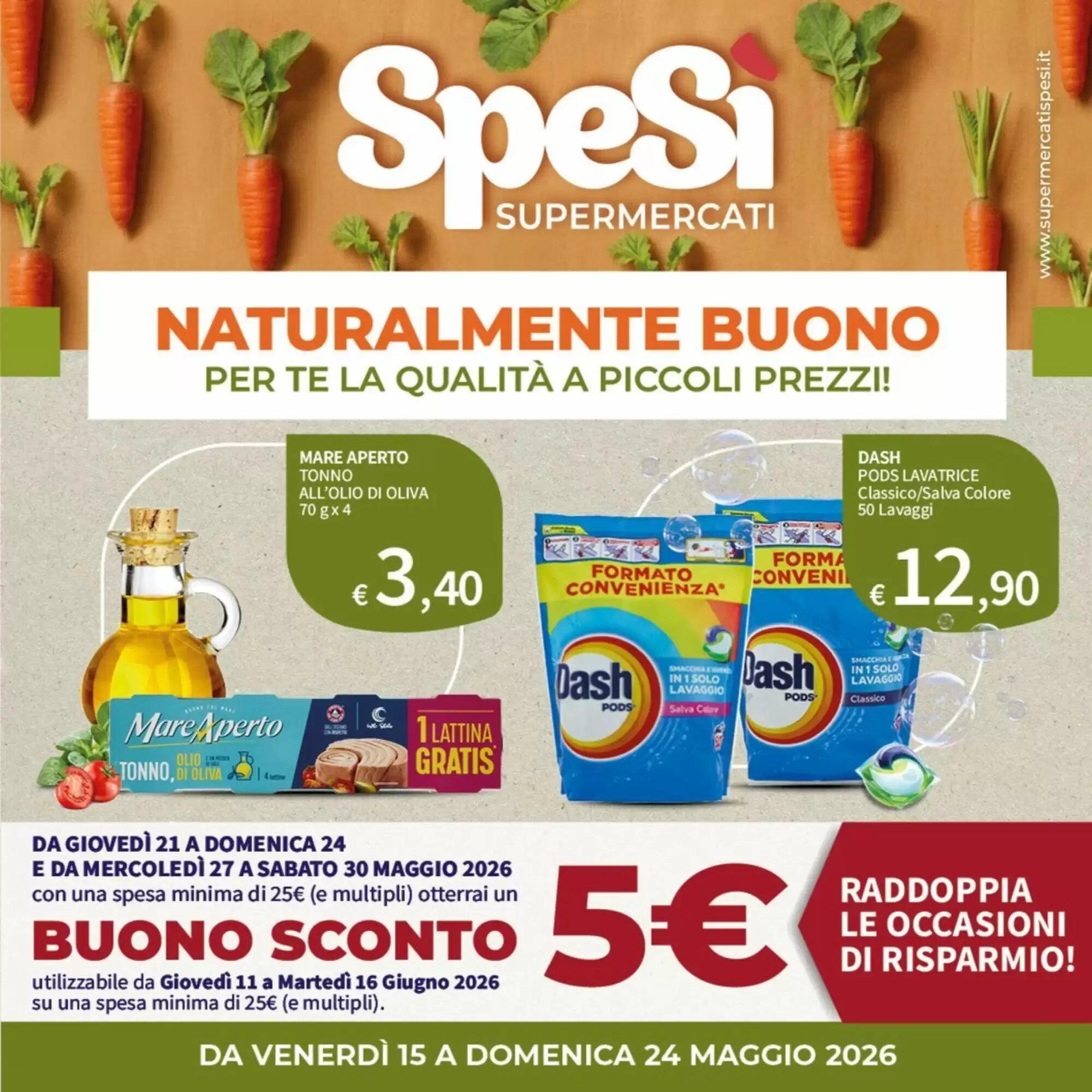 Volantino promozionale SpeSì  valide dal 15/05/2026 - Pagina 1.