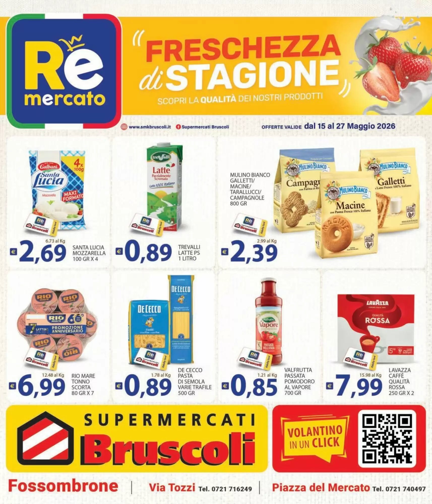 Volantino promozionale Supermercati Bruscoli  valide dal 15/05/2026 - Pagina 1.
