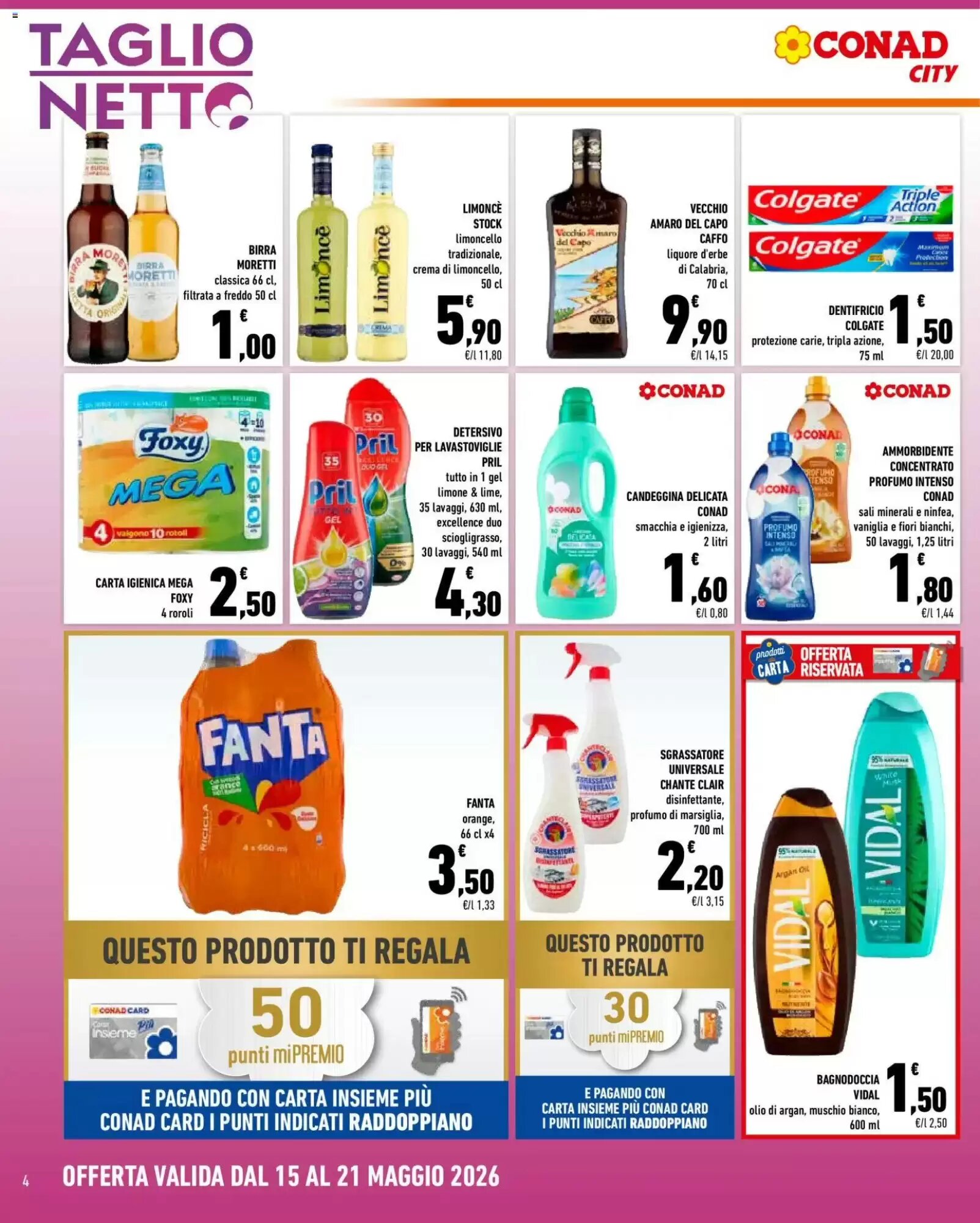 Volantino promozionale Conad City  valide dal 15/05/2026 - Pagina 4.