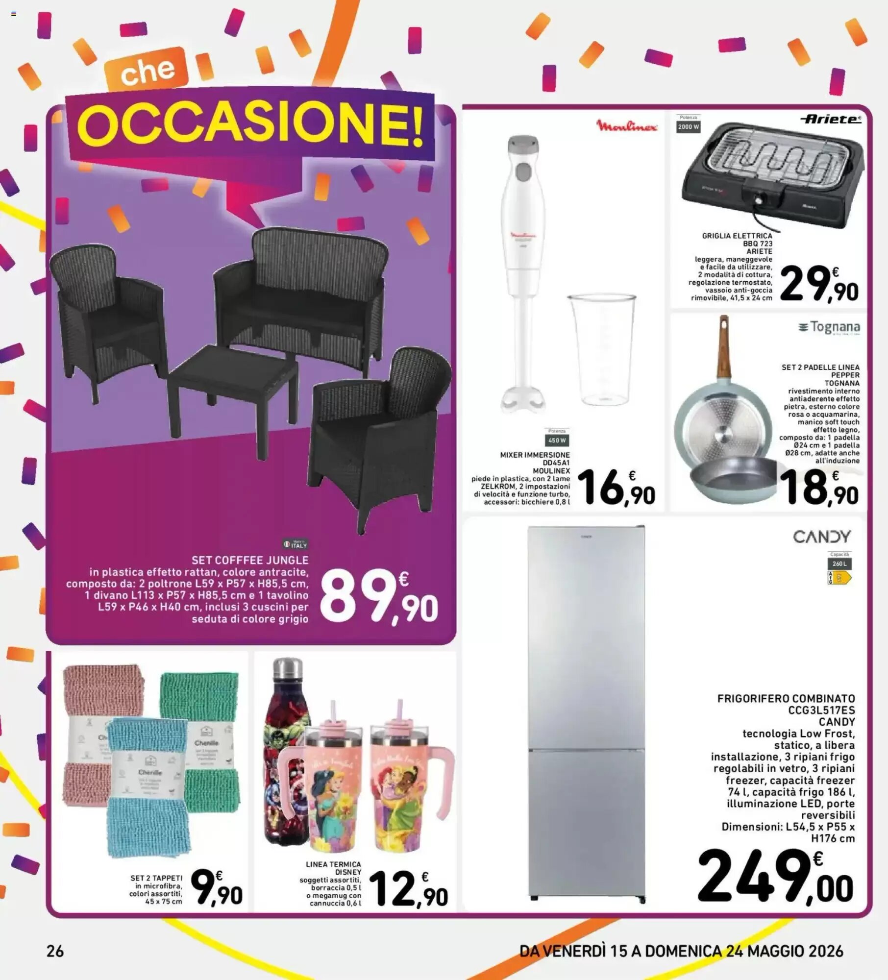 Volantino promozionale Spazio Conad  valide dal 15/05/2026 - Pagina 26.