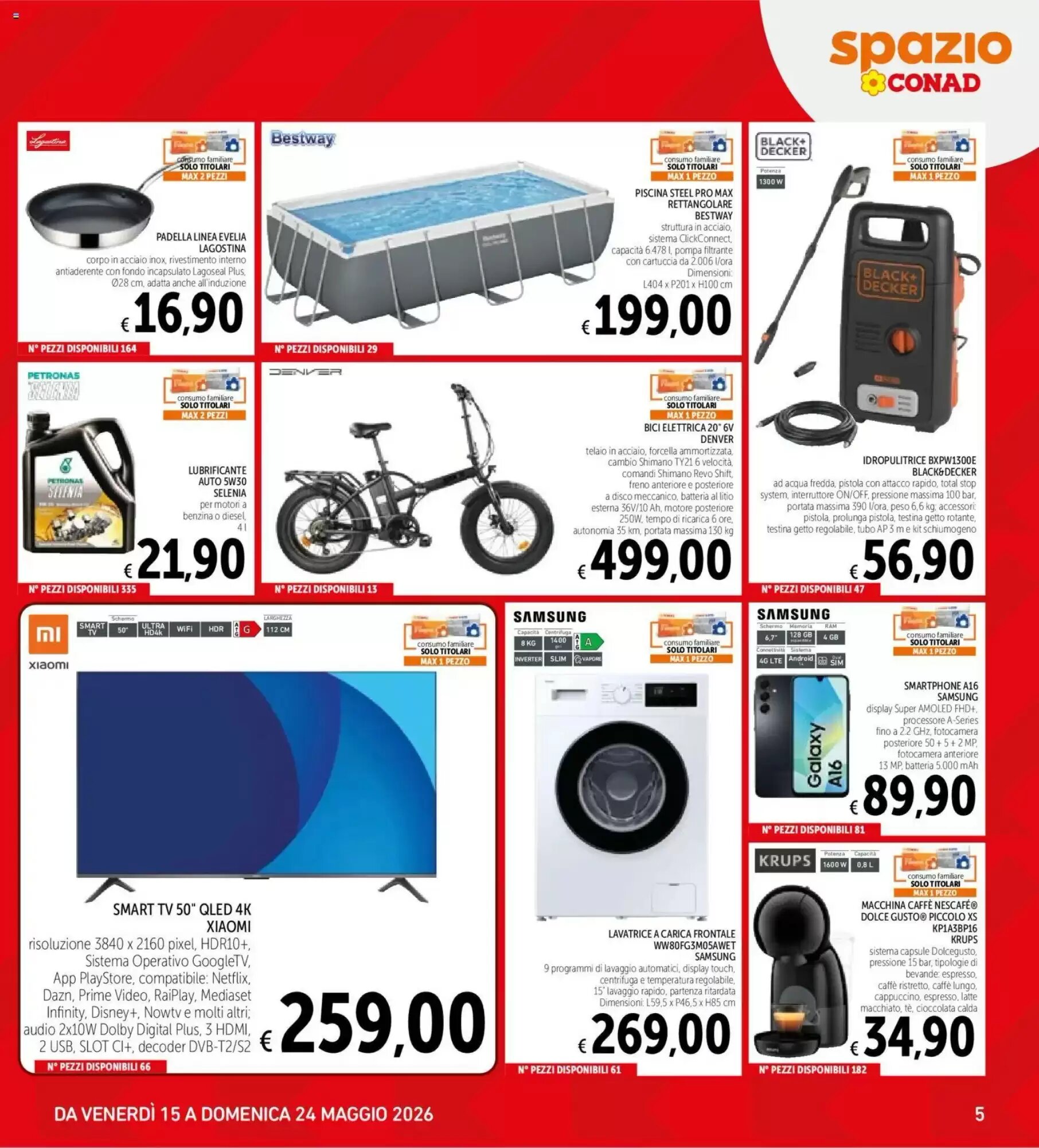 Volantino promozionale Spazio Conad  valide dal 15/05/2026 - Pagina 5.
