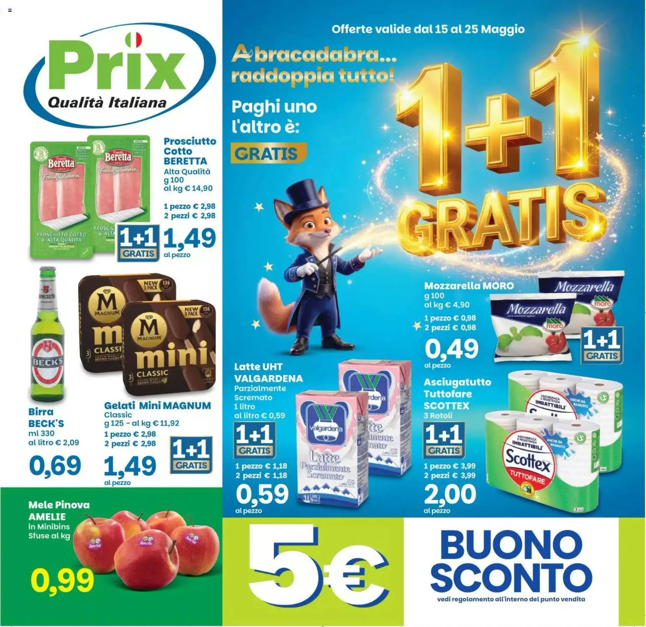 Volantino promozionale Prix Quality  valide dal 15/05/2026 - Pagina 1.