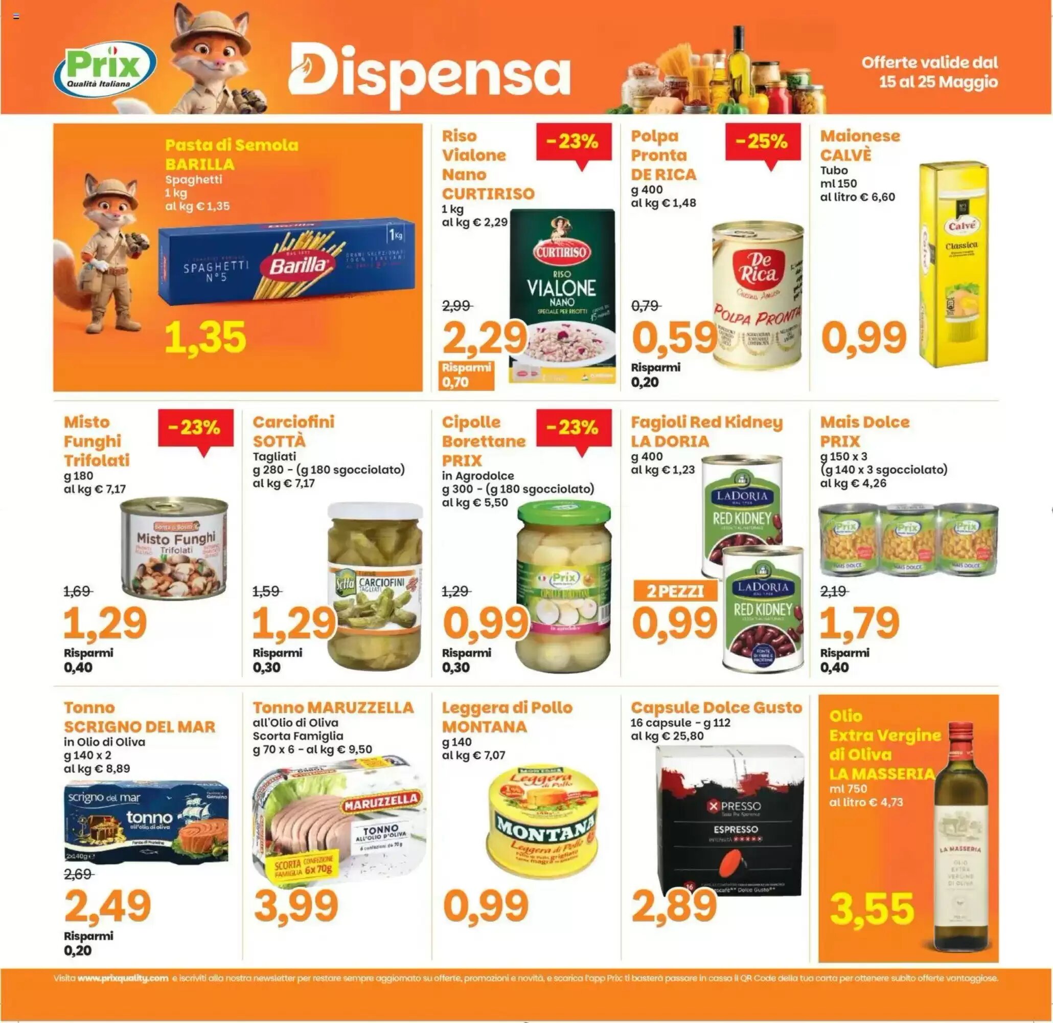 Volantino promozionale Prix Quality  valide dal 15/05/2026 - Pagina 15.