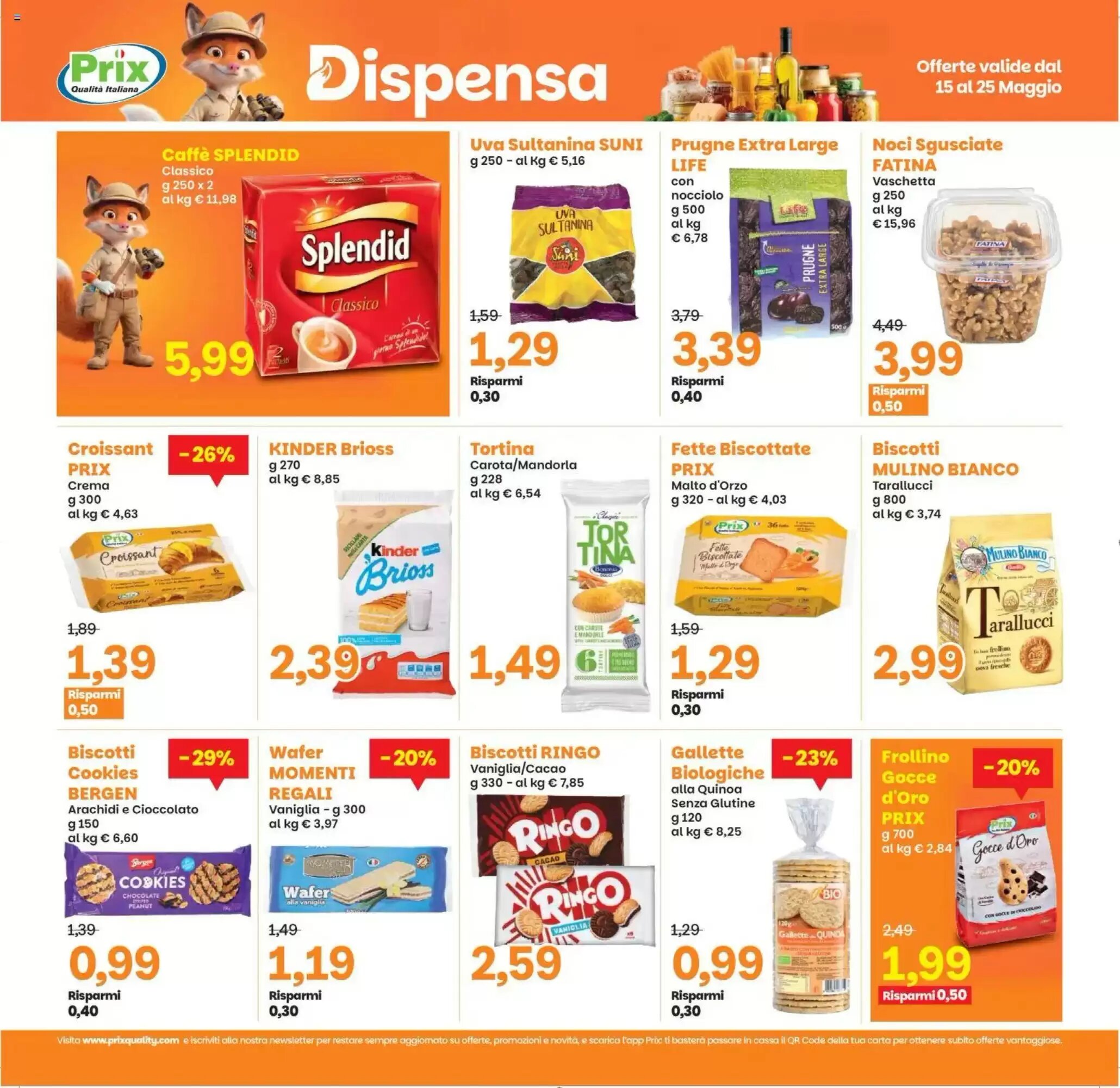 Volantino promozionale Prix Quality  valide dal 15/05/2026 - Pagina 16.
