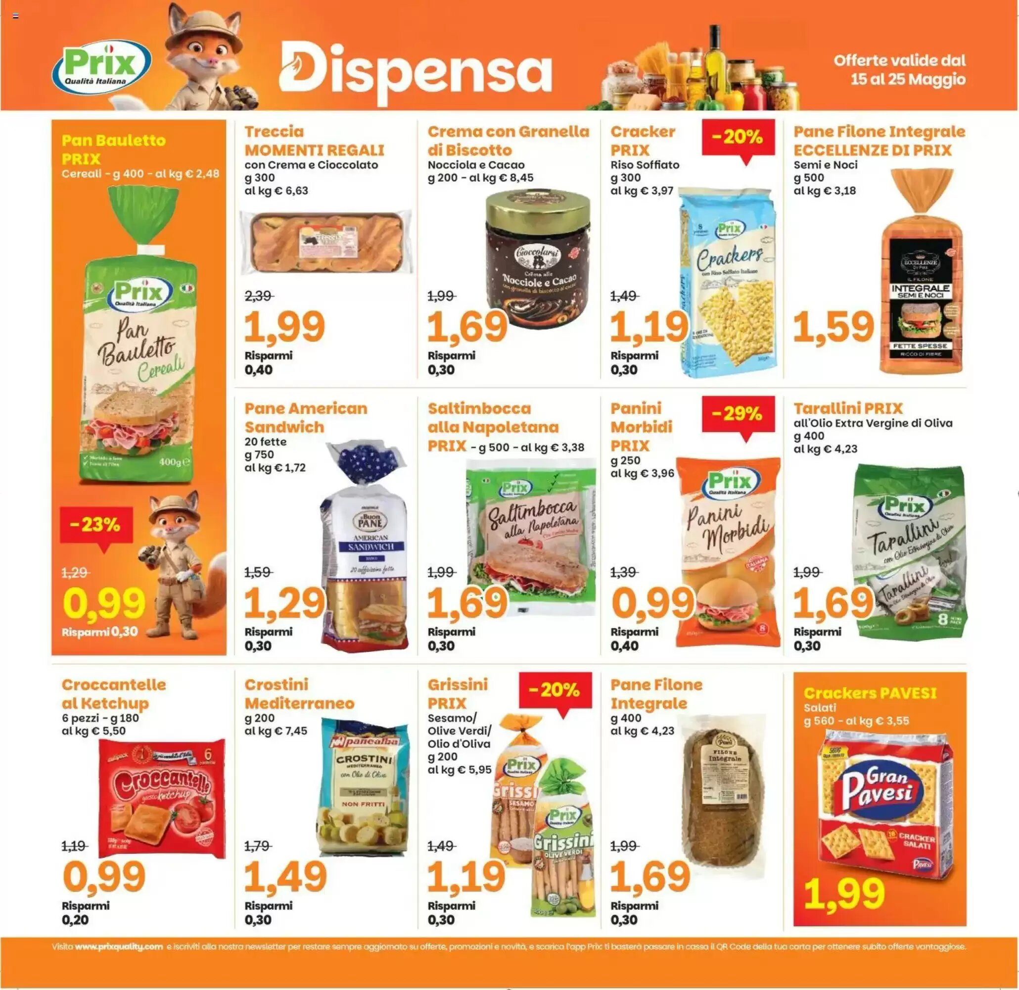 Volantino promozionale Prix Quality  valide dal 15/05/2026 - Pagina 18.