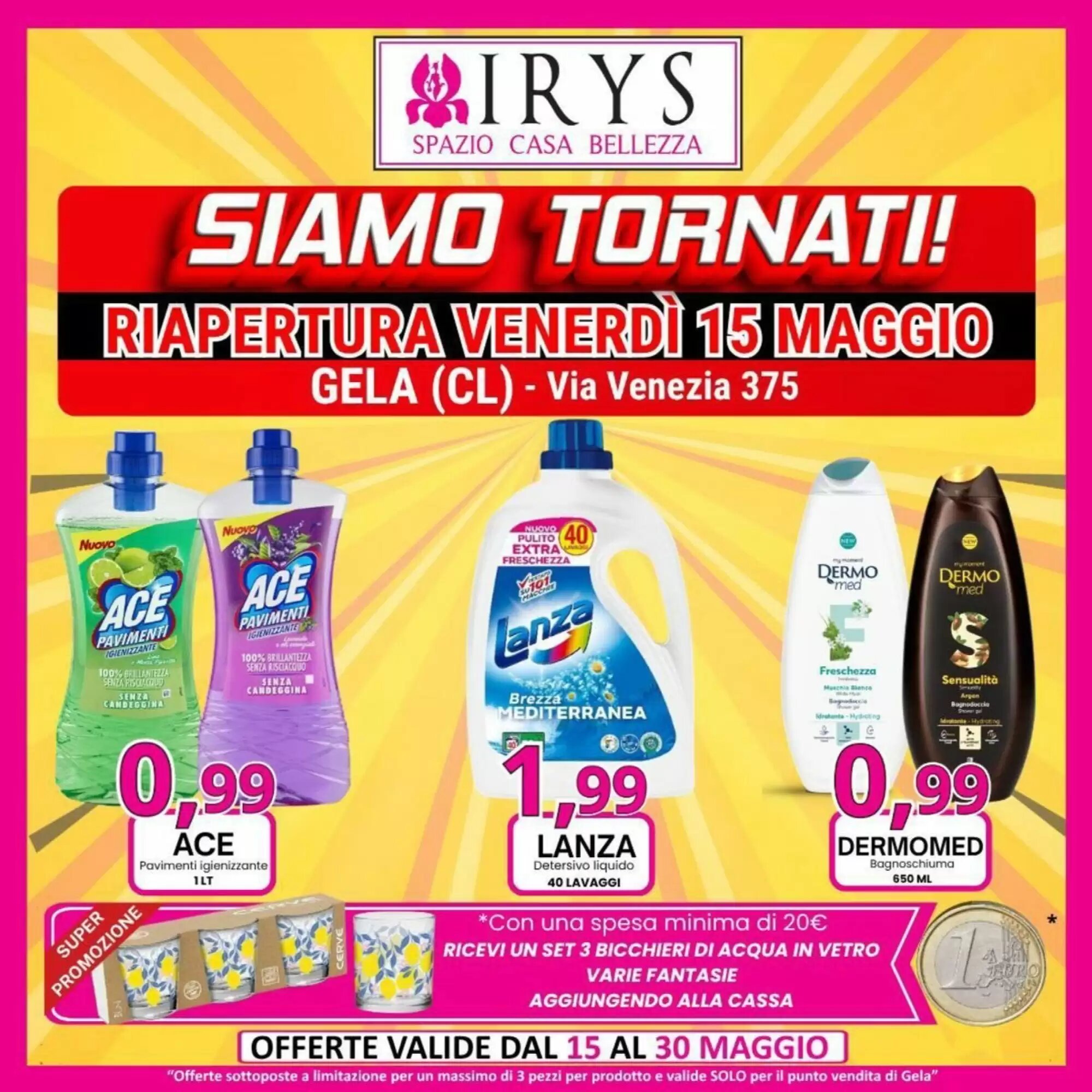 Volantino promozionale Irys  valide dal 15/05/2026 - Pagina 1.