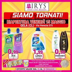 Volantino promozionale Irys valide dal 15/05/2026