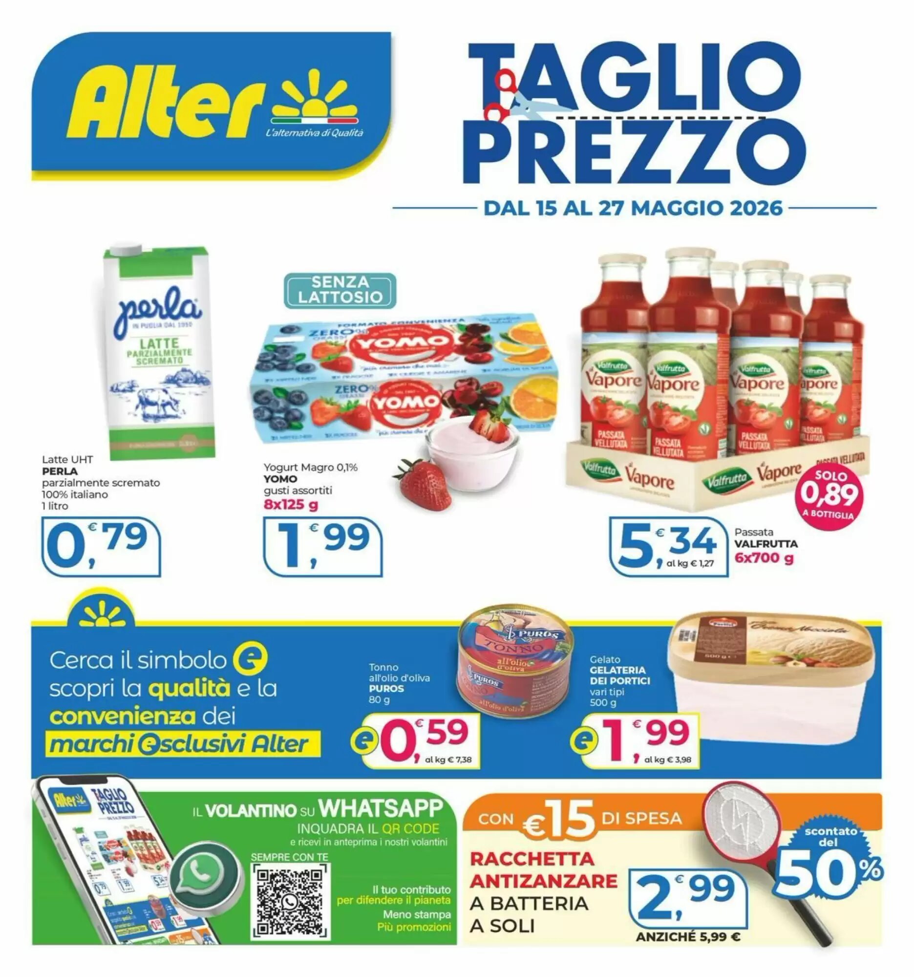 Volantino promozionale Alter Discount  valide dal 15/05/2026 - Pagina 1.