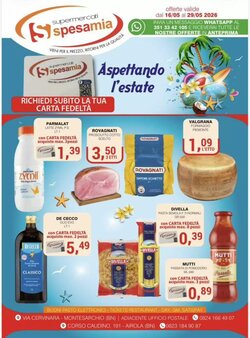 Volantino promozionale Supermercati Spesa Mia valide dal 16/05/2026