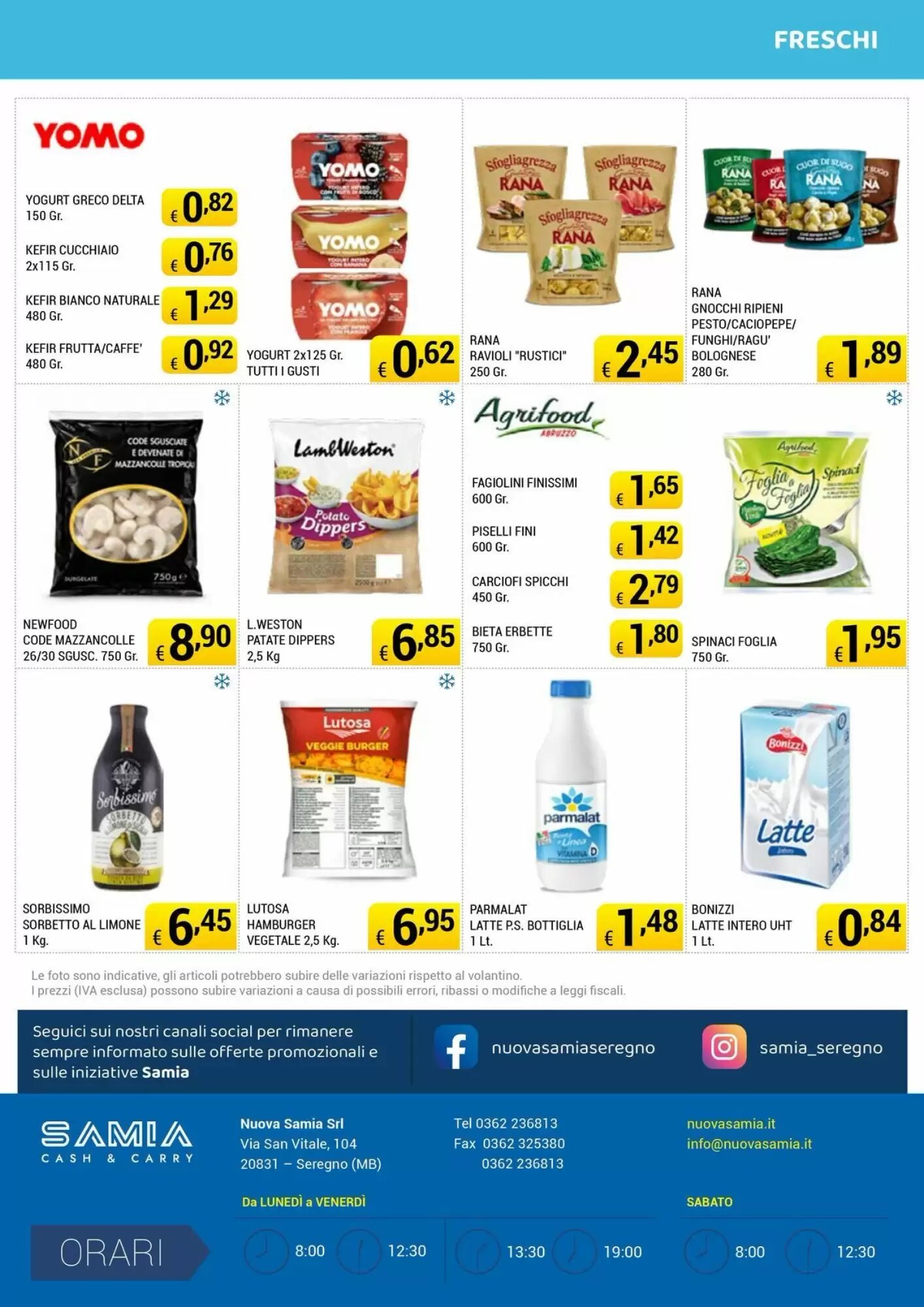 Volantino promozionale Samia Cash and Carry  valide dal 16/05/2026 - Pagina 8.