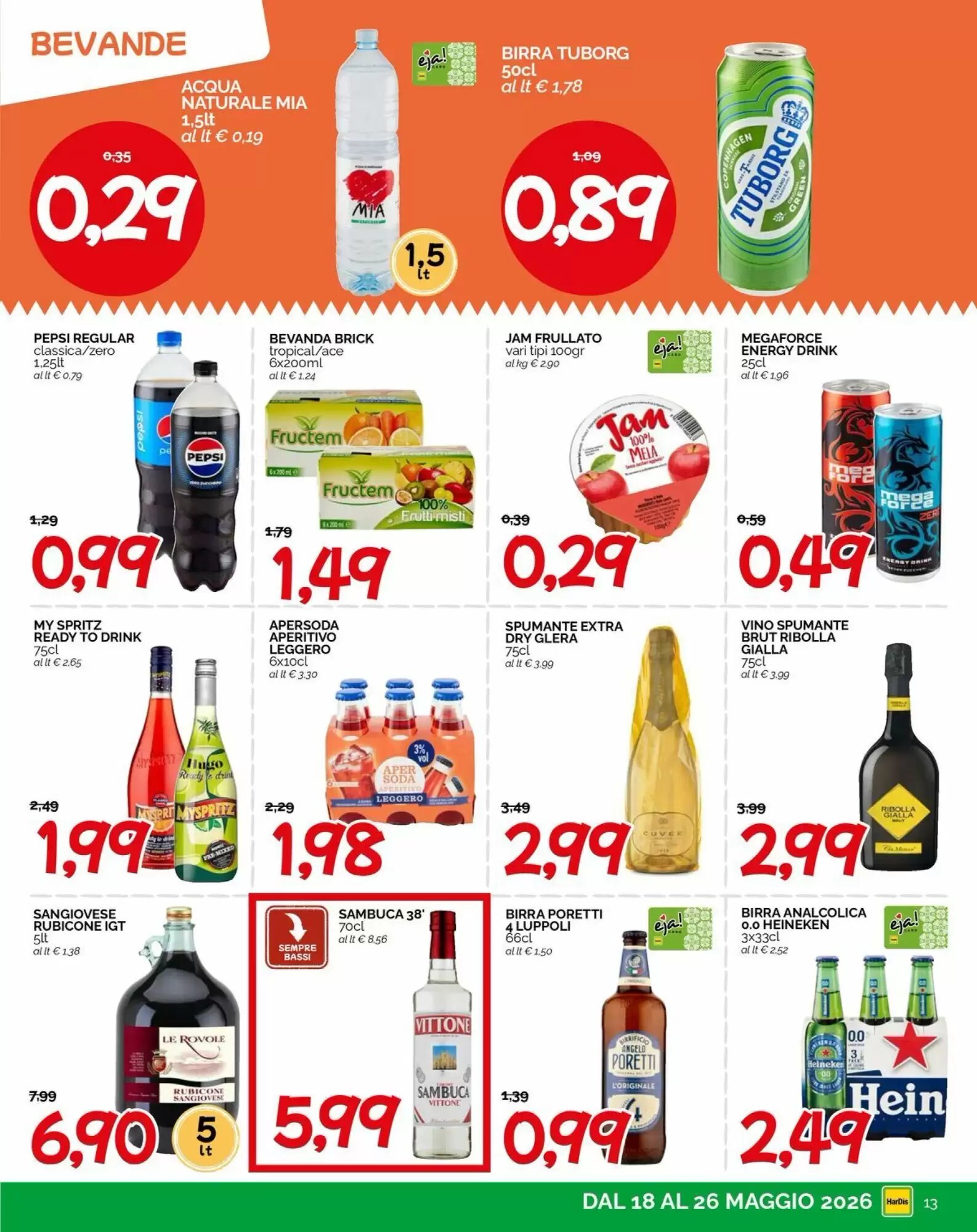 Volantino promozionale Hardis  valide dal 18/05/2026 - Pagina 13.