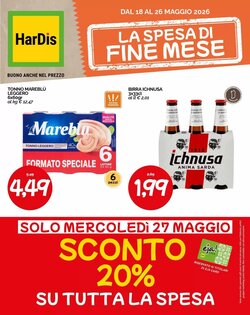 Volantino promozionale Hardis  valide dal 18/05/2026