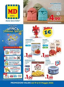 Volantino promozionale MD Discount  valide dal 18/05/2026